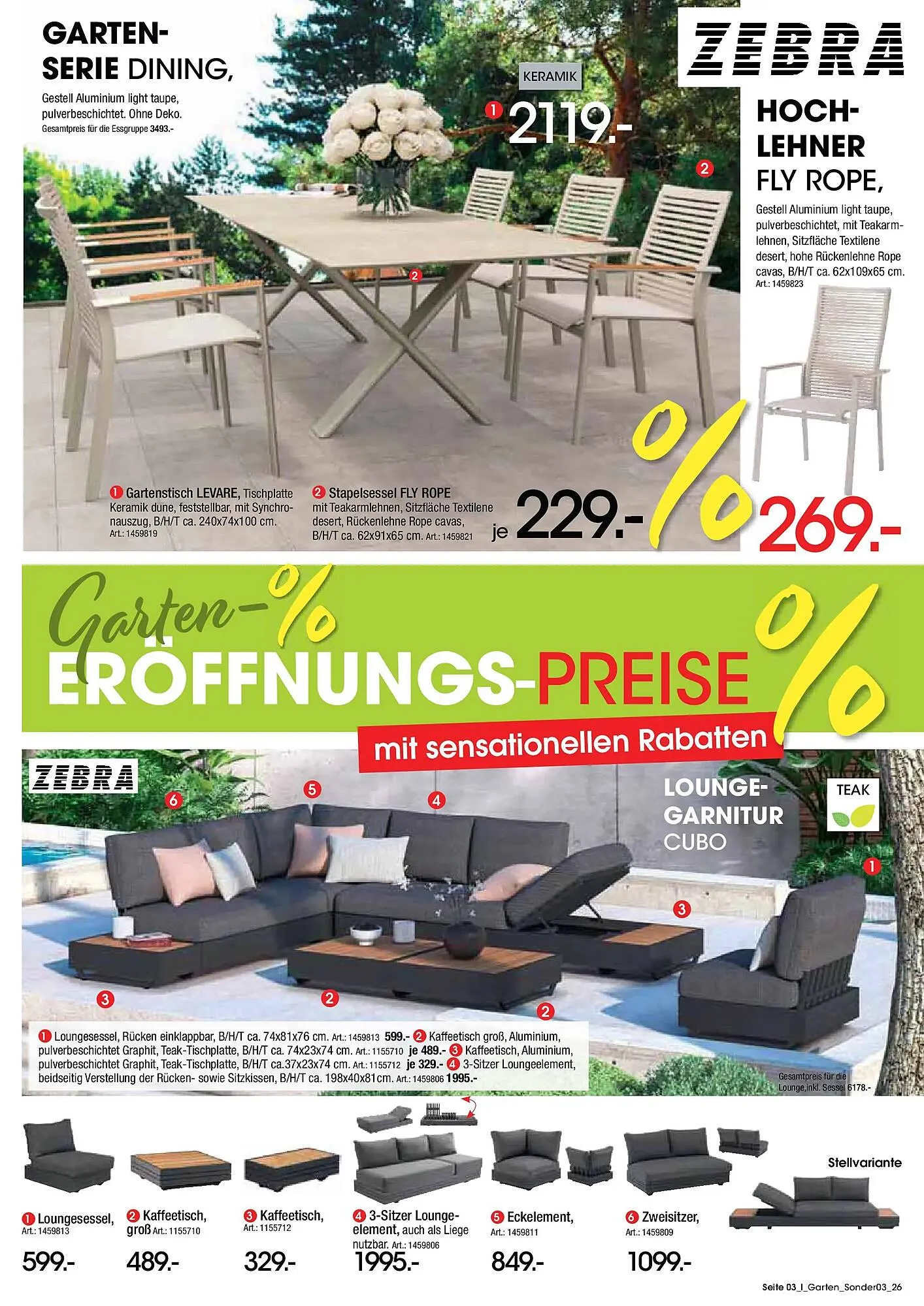 Zurbrüggen Prospekt von 26. April bis 17. Mai 2026 - Prospekt seite 3