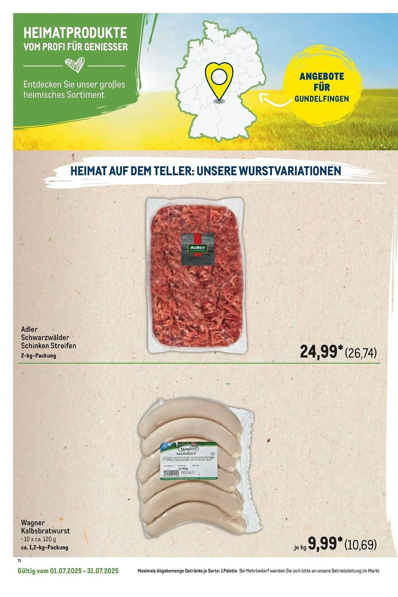 METRO Prospekt von 1. Juli bis 31. Juli 2025 - Prospekt seite 114