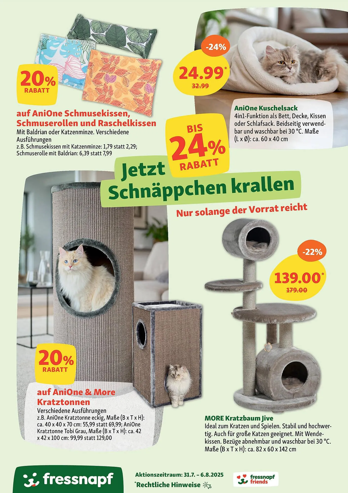 Fressnapf Prospekt von 30. Juli bis 6. August 2025 - Prospekt seite 7