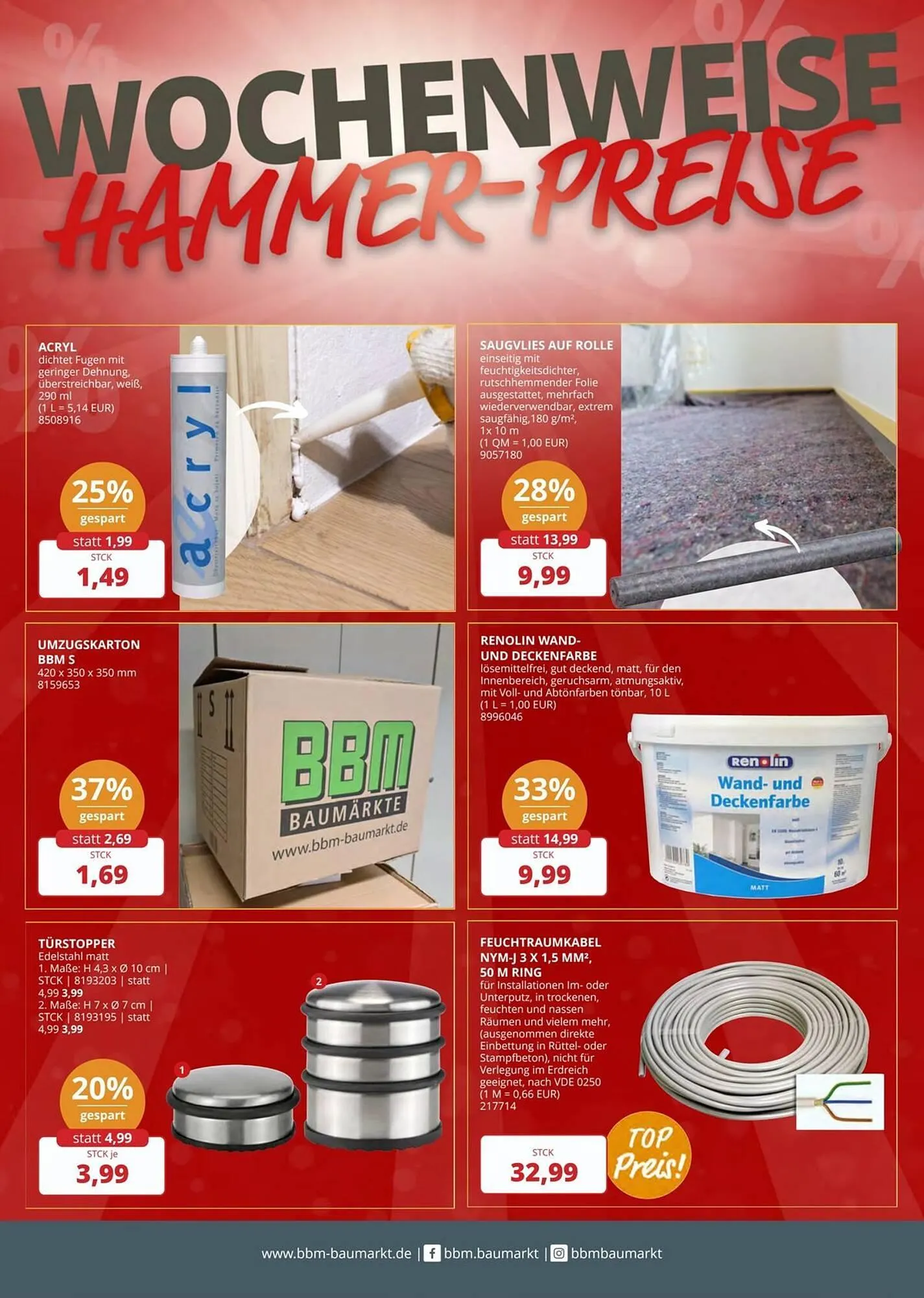 BBM Baumarkt Prospekt von 4. Februar bis 7. Februar 2026 - Prospekt seite 2