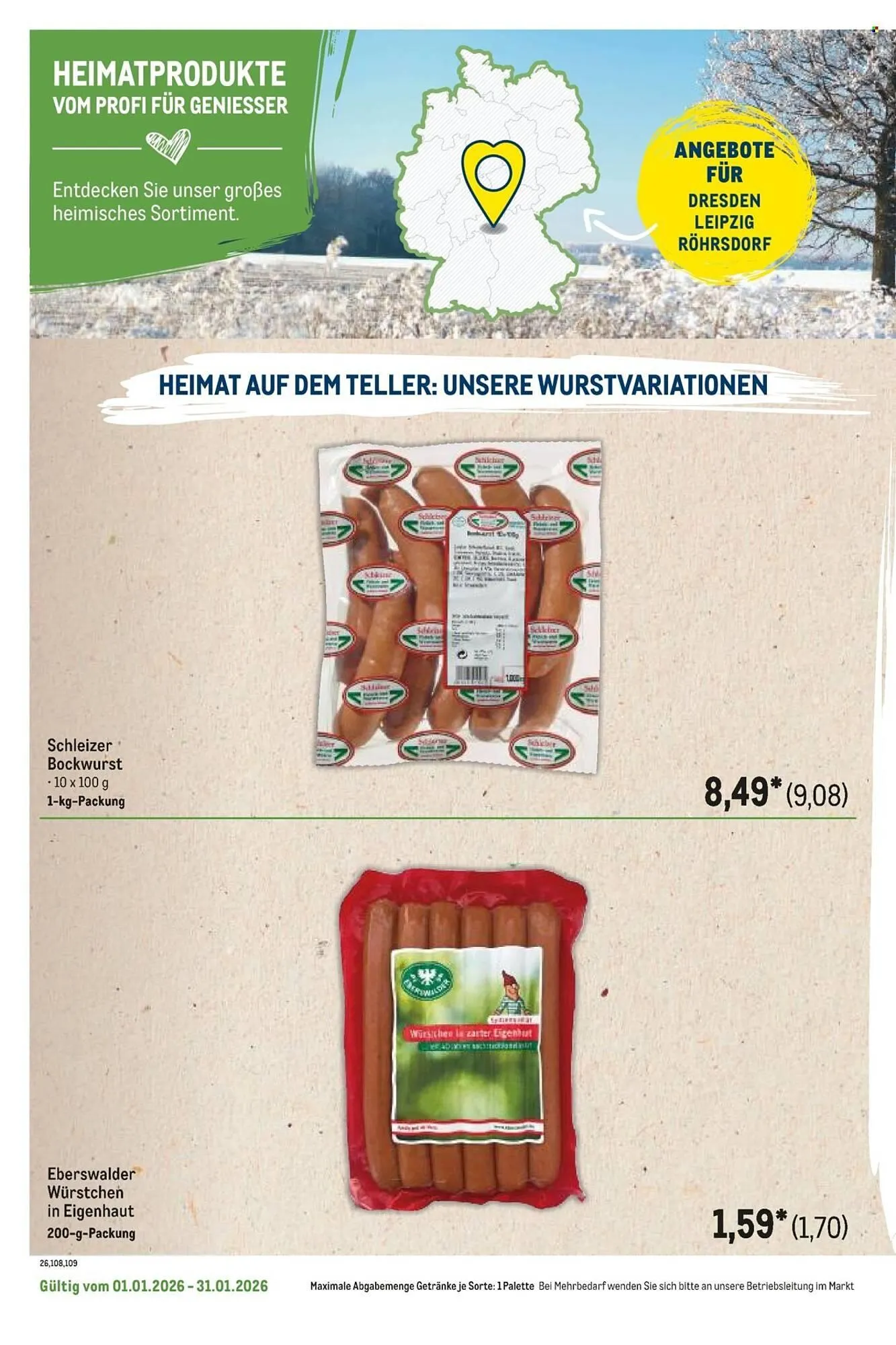 METRO Prospekt von 1. Januar bis 31. Januar 2026 - Prospekt seite 84