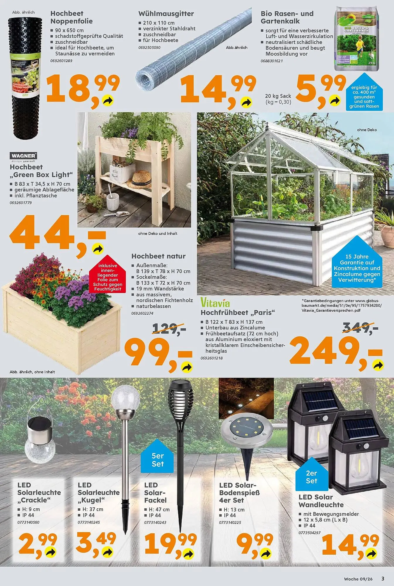 Globus Baumarkt Prospekt von 22. Februar bis 27. Februar 2026 - Prospekt seite 3