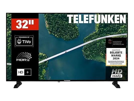 TELEFUNKEN XH32TP900S LED TV (Flat, 32 Zoll / 80 cm, HD-ready, SMART TV)