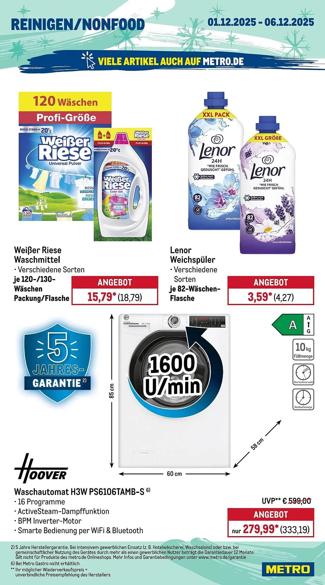 METRO Prospekt von 1. Dezember bis 6. Dezember 2025 - Prospekt seite 16