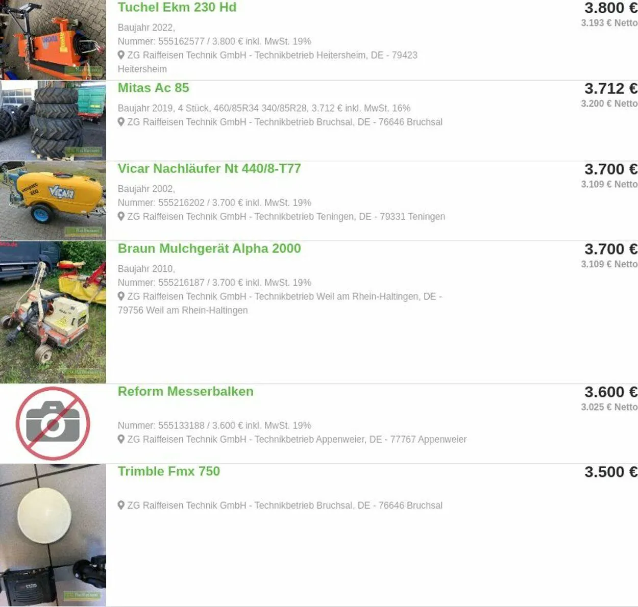 ZG Raiffeisen Aktueller Prospekt von 14. April bis 23. April 2025 - Prospekt seite 30