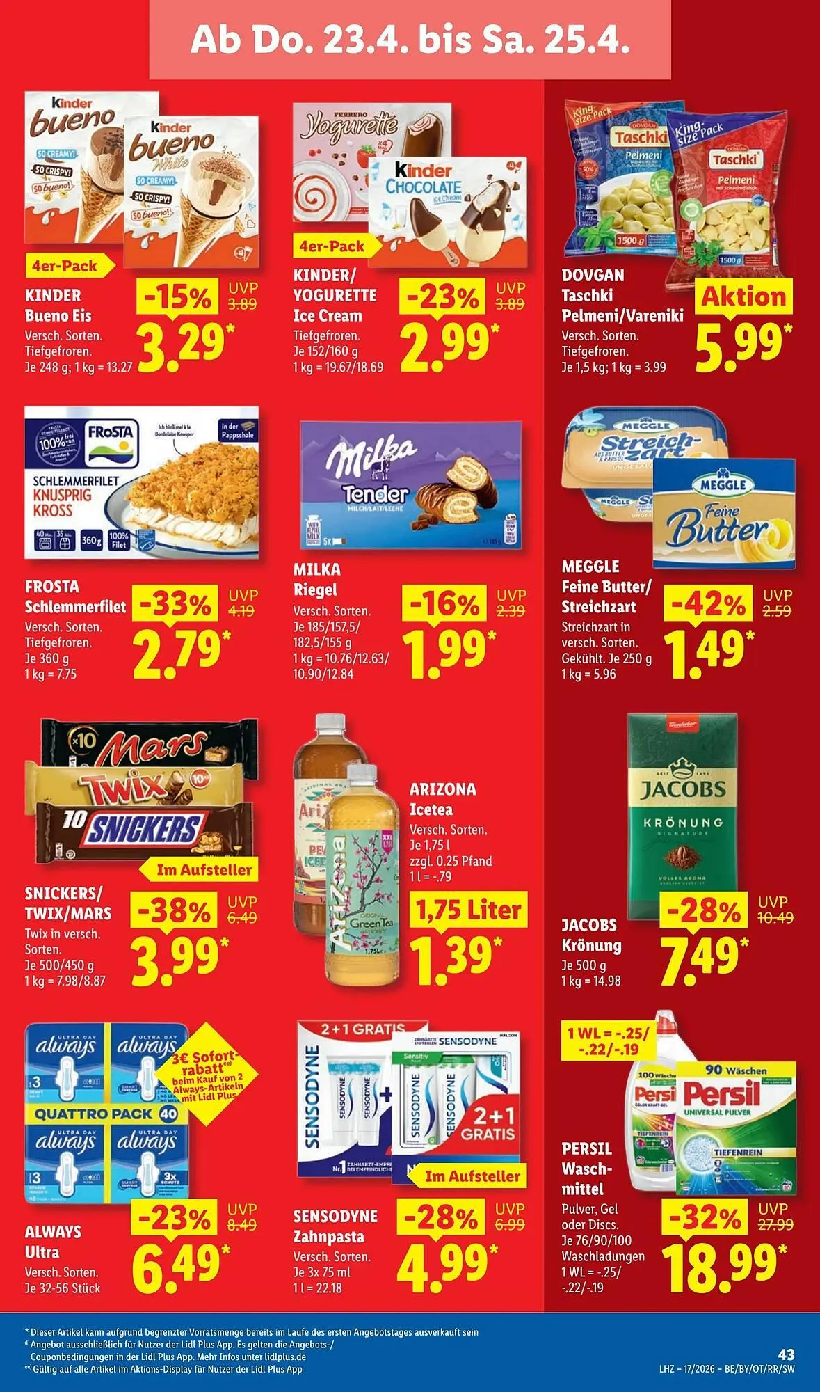 Lidl Prospekt von 20. April bis 26. April 2026 - Prospekt seite 63