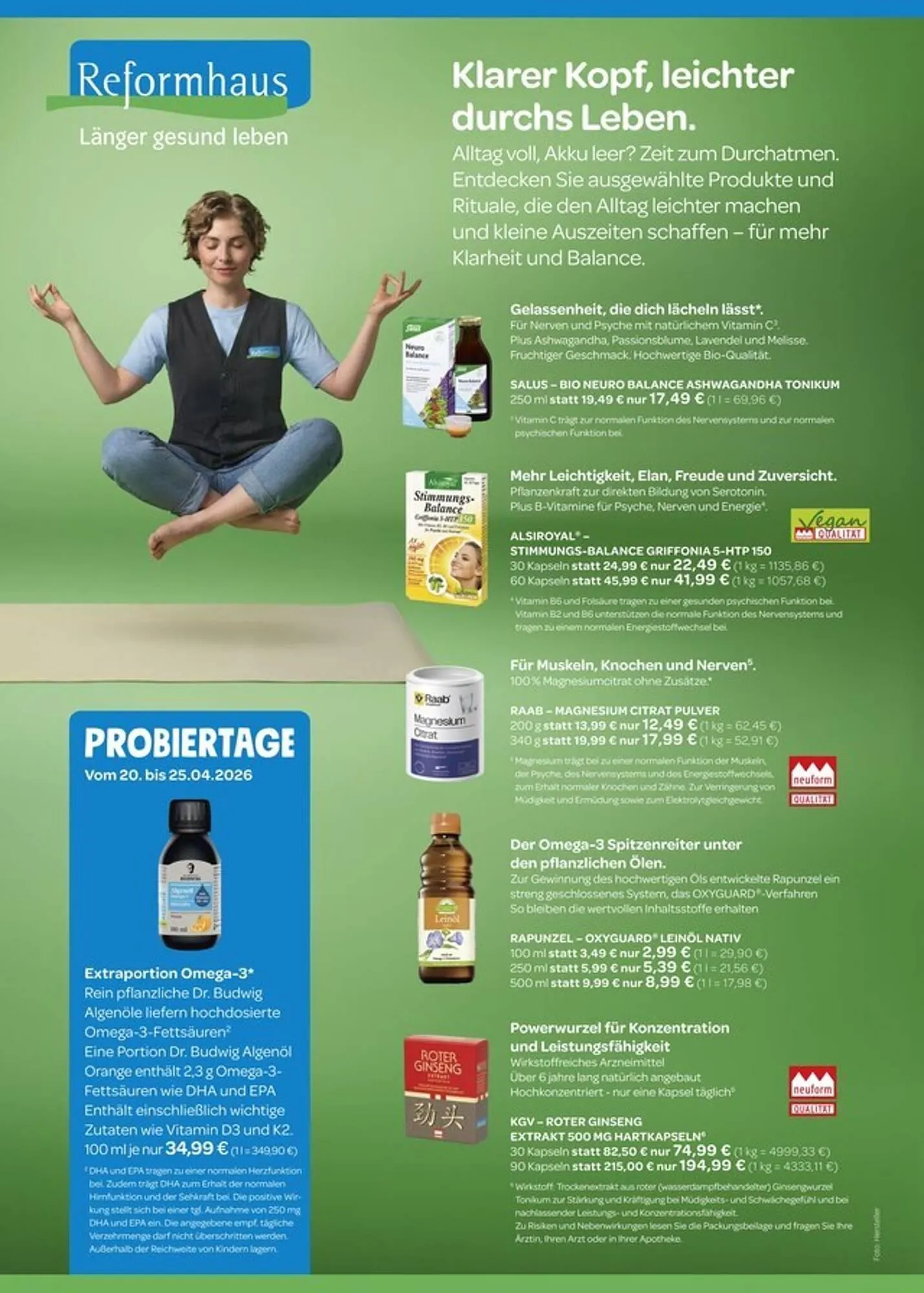 Vitalia Prospekt von 1. April bis 30. April 2026 - Prospekt seite 2