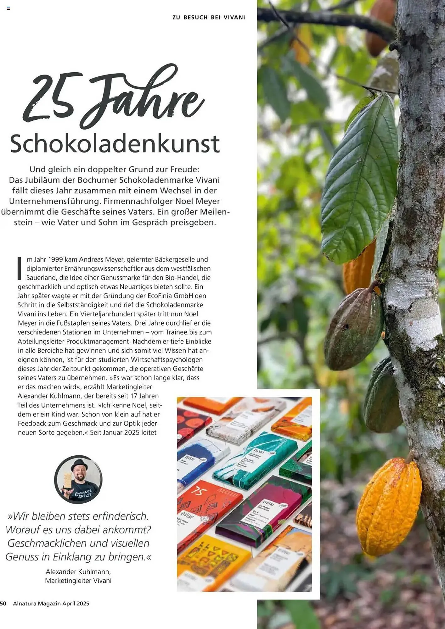 Alnatura Prospekt von 1. April bis 30. April 2025 - Prospekt seite 50