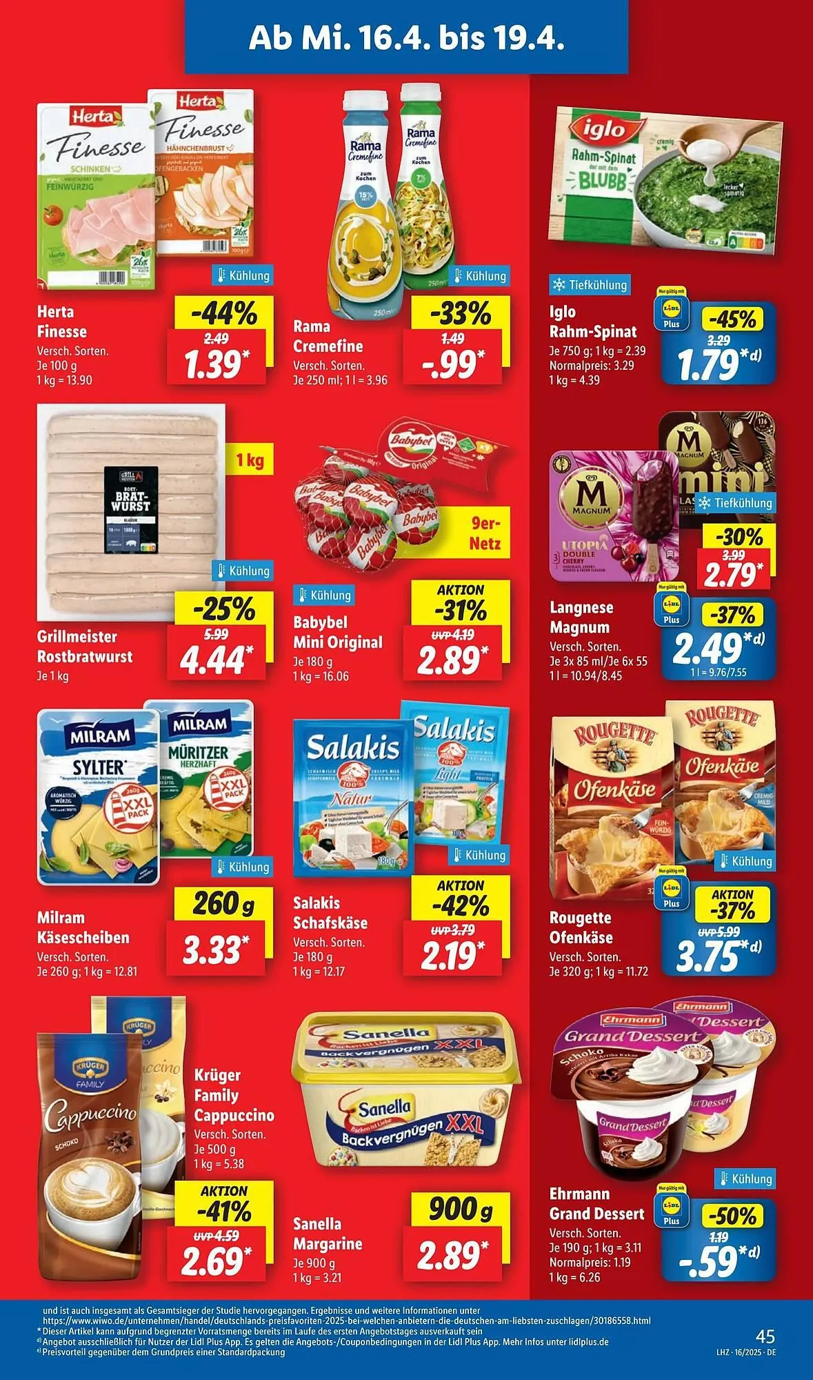 Lidl Prospekt von 14. April bis 20. April 2025 - Prospekt seite 57