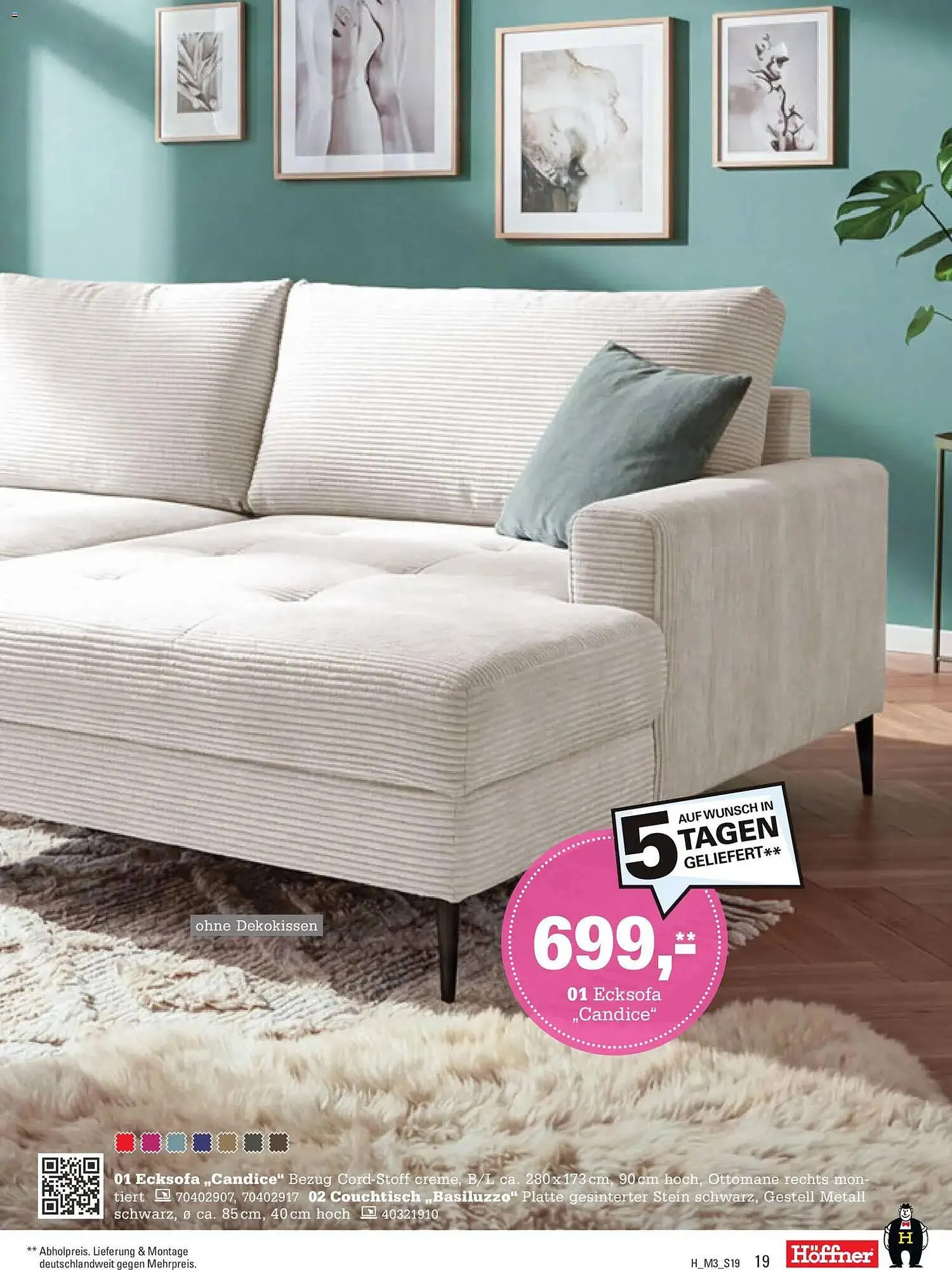 Höffner Prospekt von 11. März bis 24. März 2026 - Prospekt seite 19