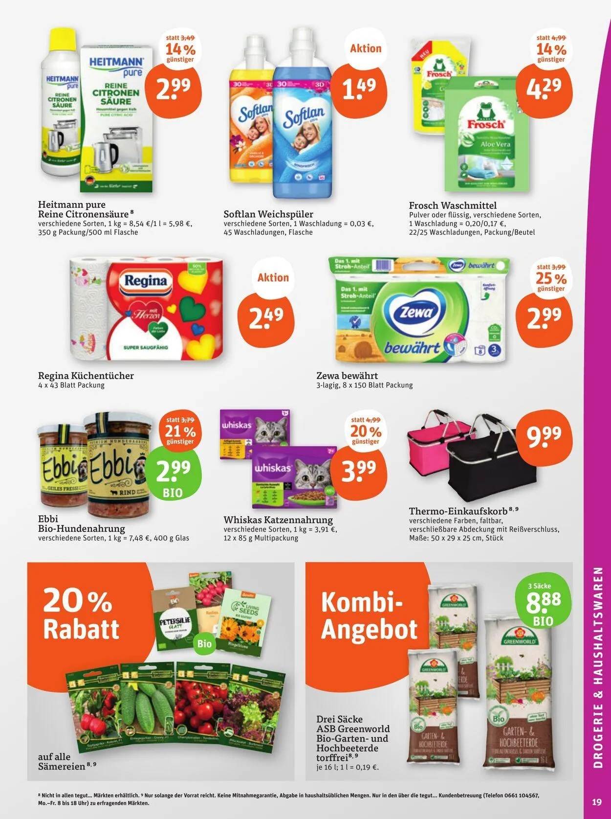 Tegut Aktueller Prospekt von 5. Mai bis 11. Mai 2025 - Prospekt seite 21