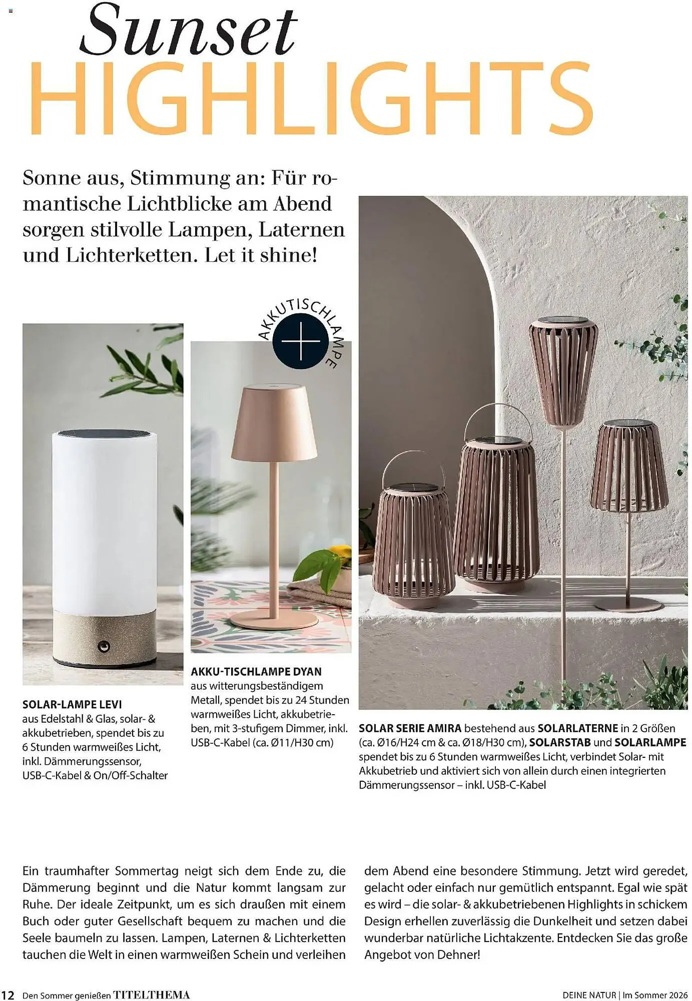 Dehner Prospekt von 17. April bis 31. August 2026 - Prospekt seite 12