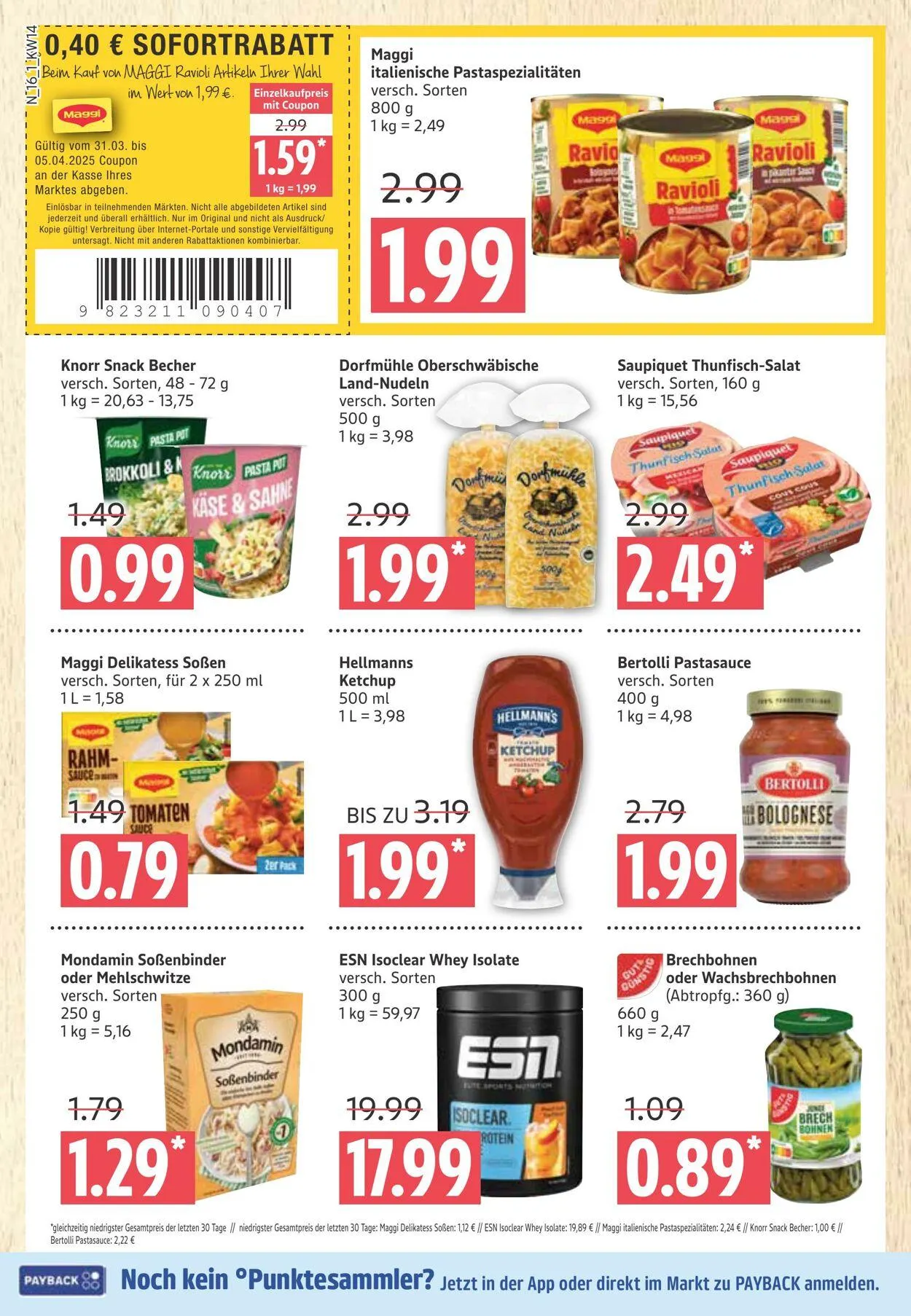 Marktkauf Aktueller Prospekt von 31. März bis 5. April 2025 - Prospekt seite 16