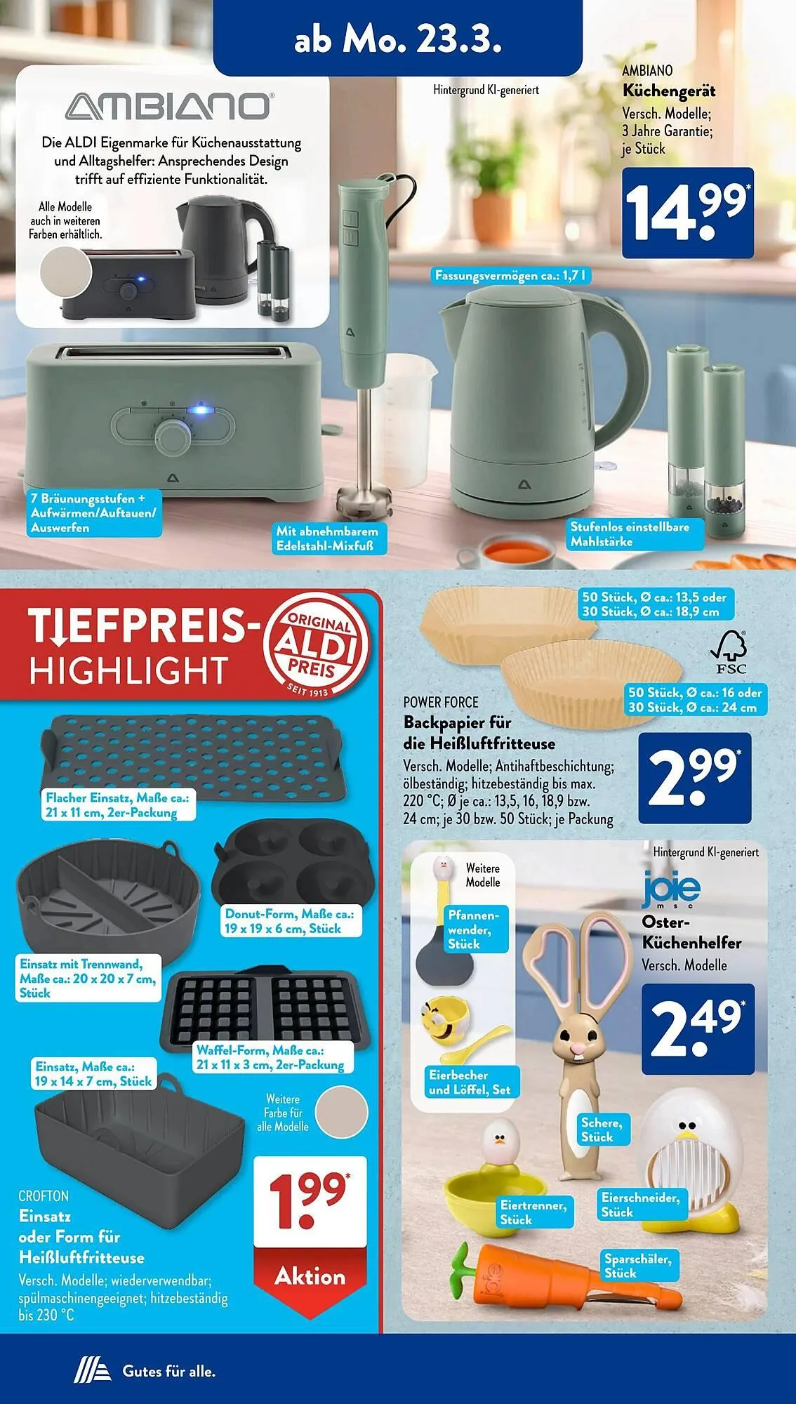 Aldi Süd Prospekt von 23. März bis 29. März 2026 - Prospekt seite 3