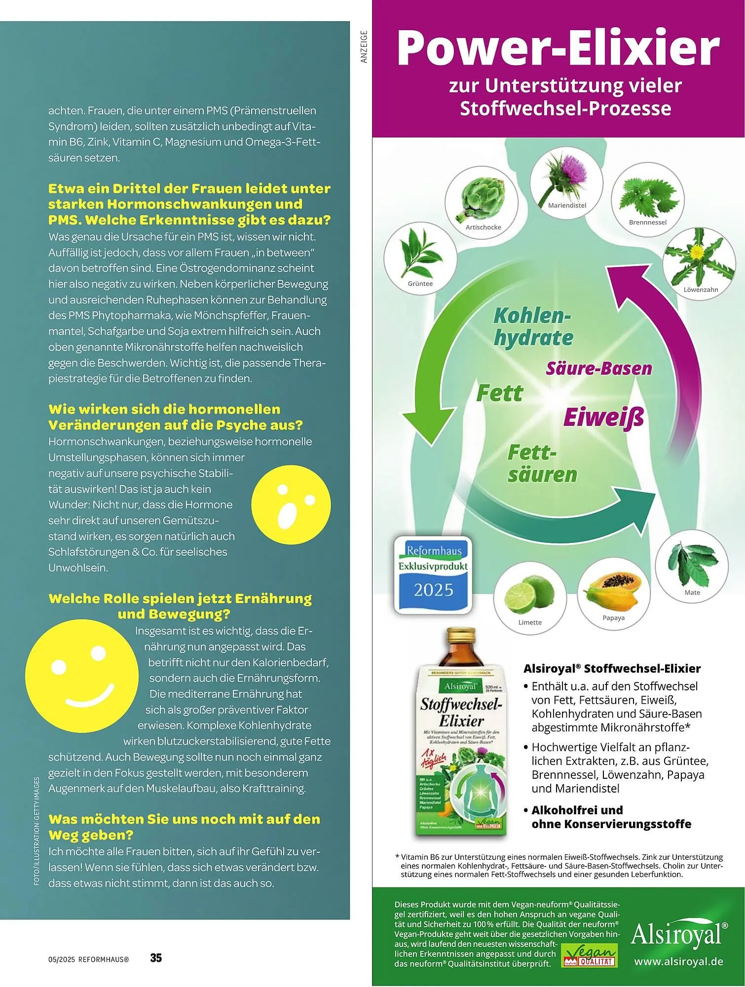 Reformhaus Prospekt von 1. Mai bis 31. Mai 2025 - Prospekt seite 35
