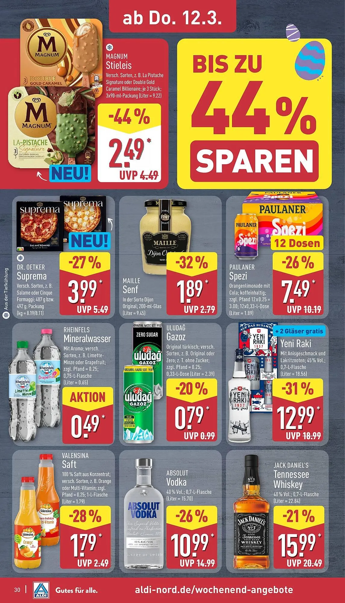 Aldi Nord Prospekt von 9. März bis 14. März 2026 - Prospekt seite 31