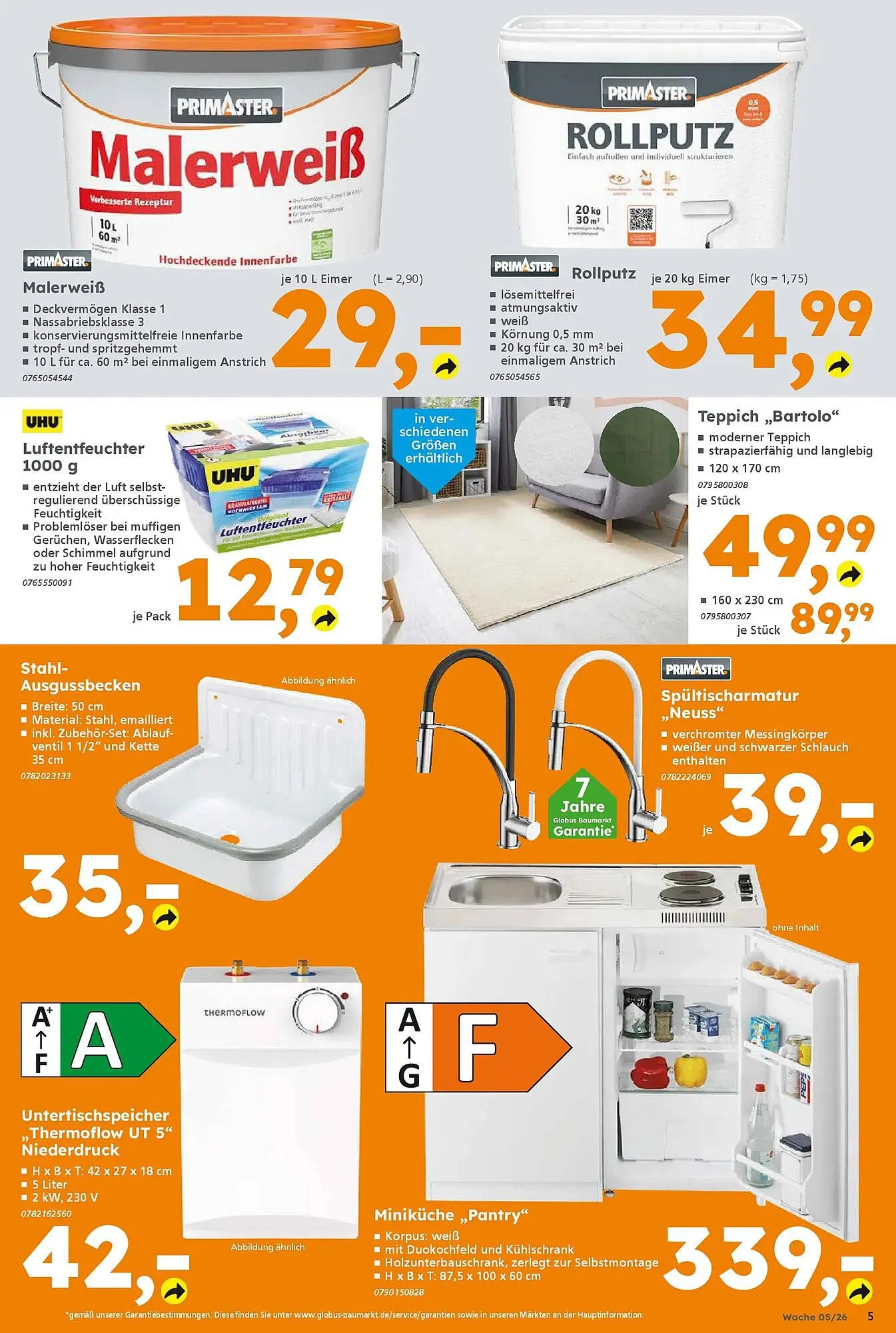 Globus Baumarkt Prospekt von 25. Januar bis 31. Januar 2026 - Prospekt seite 5