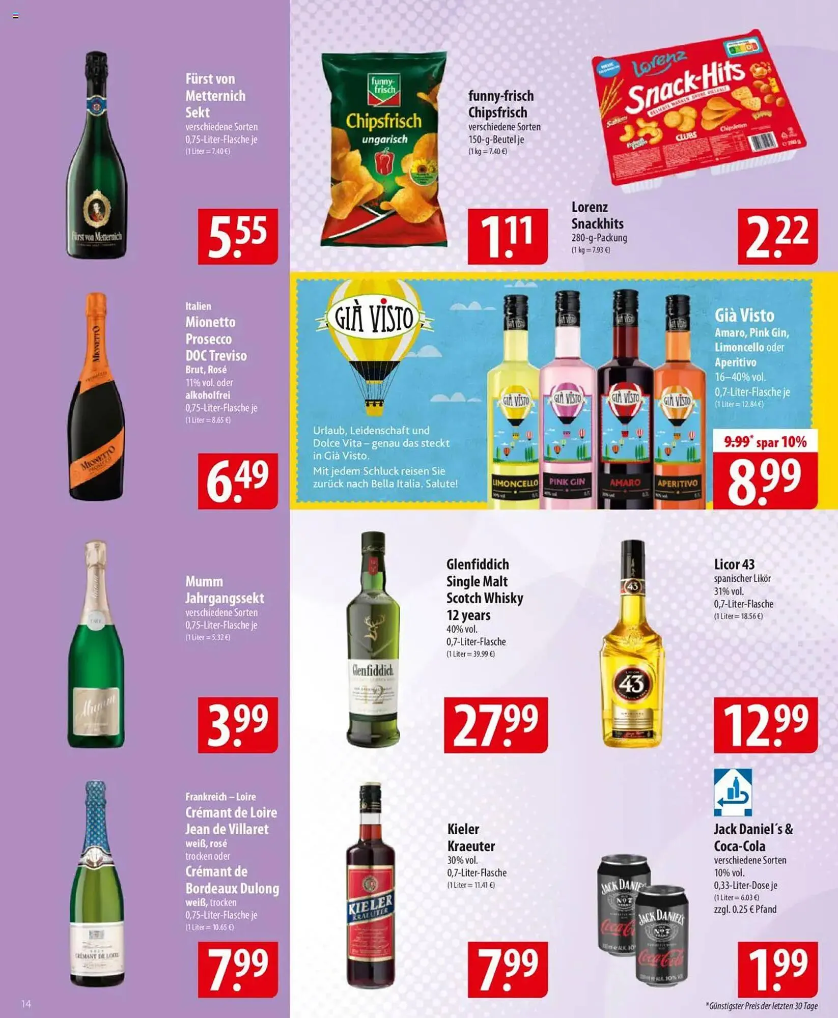 Famila Nord Ost Prospekt von 14. April bis 19. April 2025 - Prospekt seite 14