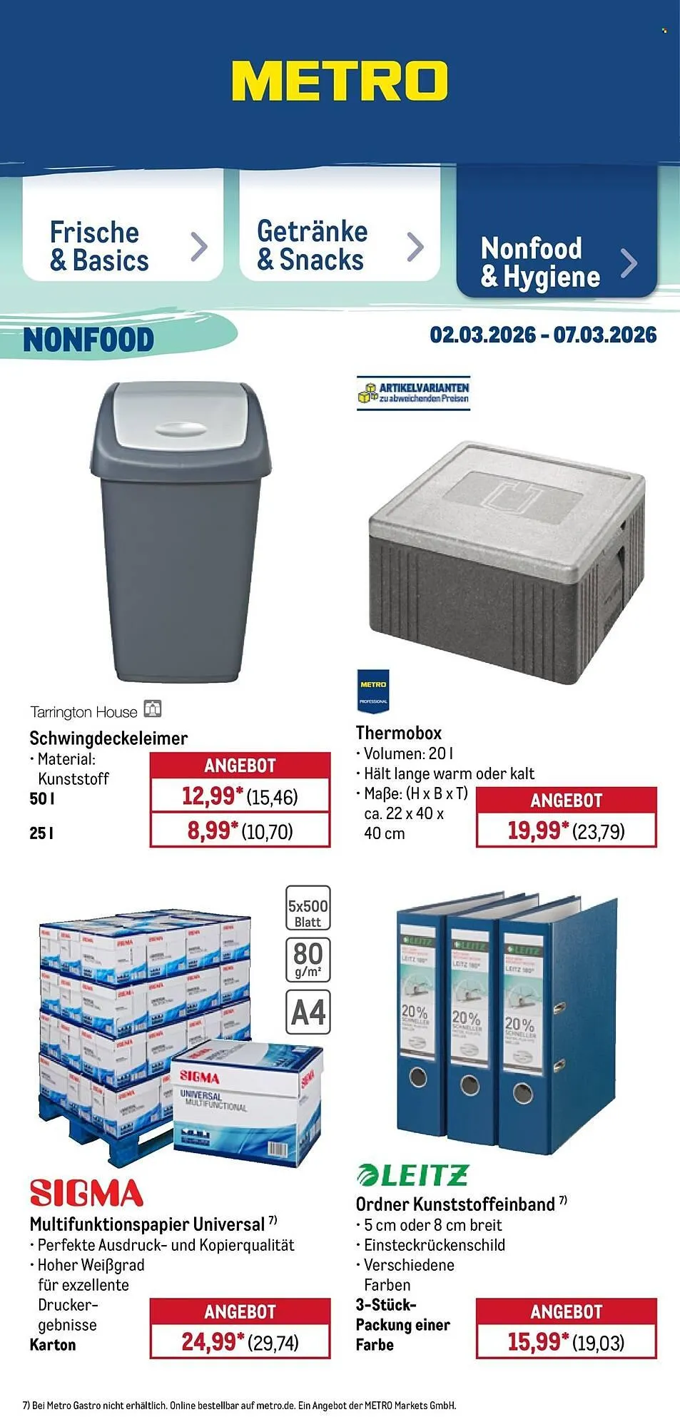 METRO Prospekt von 2. März bis 7. März 2026 - Prospekt seite 48