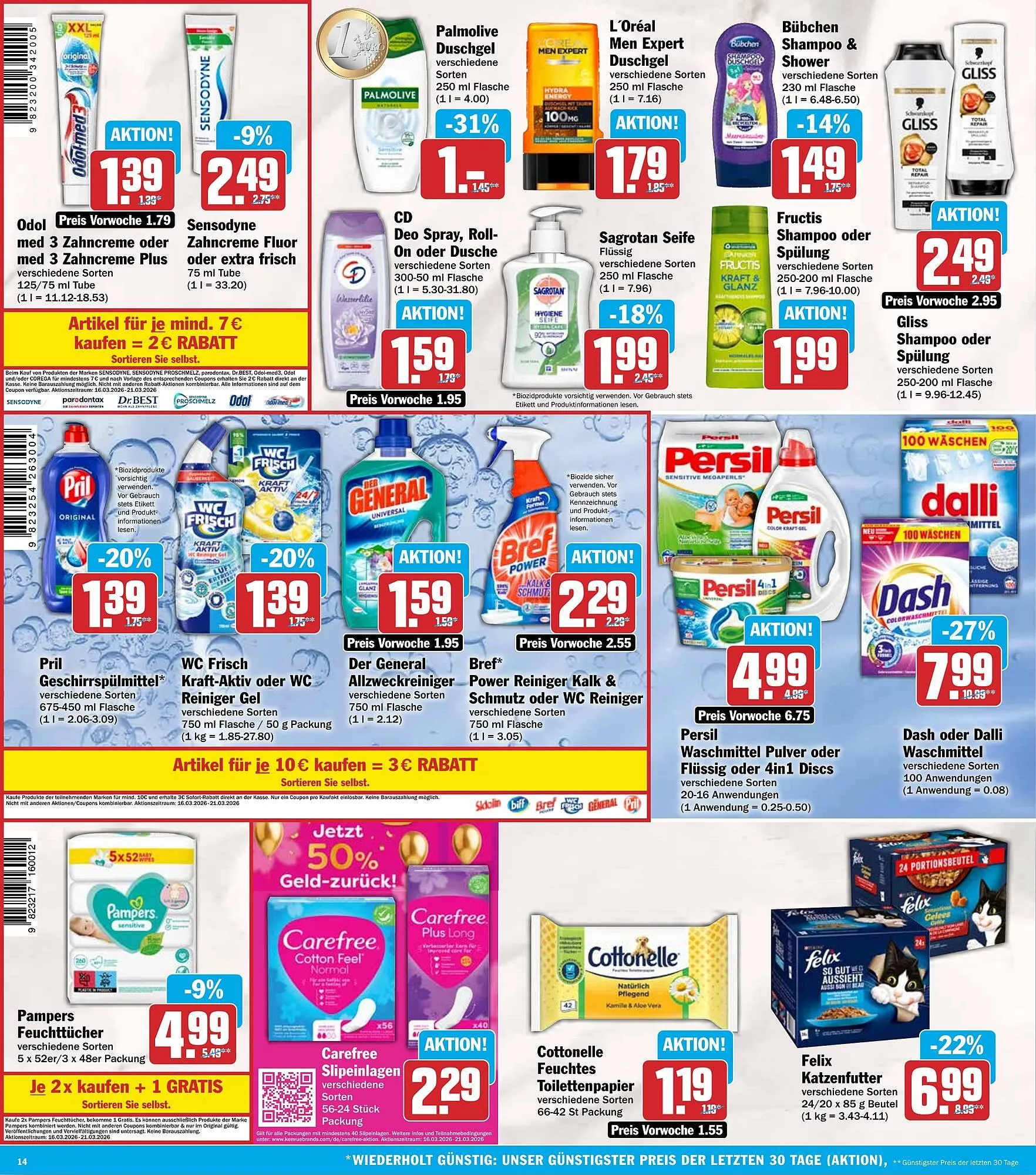 HIT Prospekt von 16. März bis 21. März 2026 - Prospekt seite 14