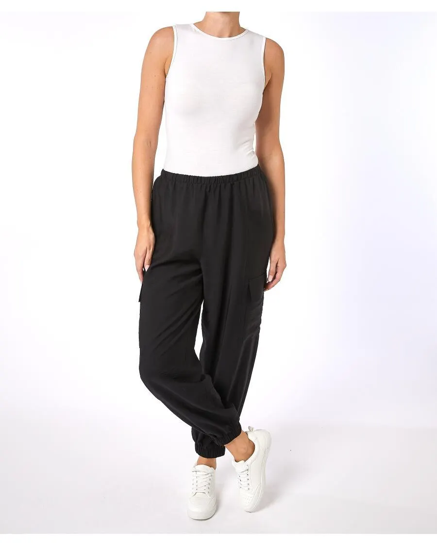 Cargohose High-waist Janina, Loose-fit