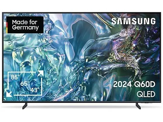 SAMSUNG GQ75Q60D QLED TV (Flat, 75 Zoll / 189 cm, UHD 4K, SMART TV, Tizen)
