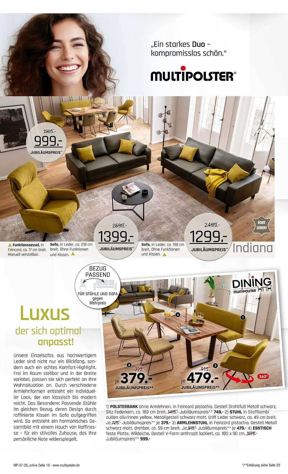 Multipolster Prospekt von 10. Juli bis 2. August 2025 - Prospekt seite 16