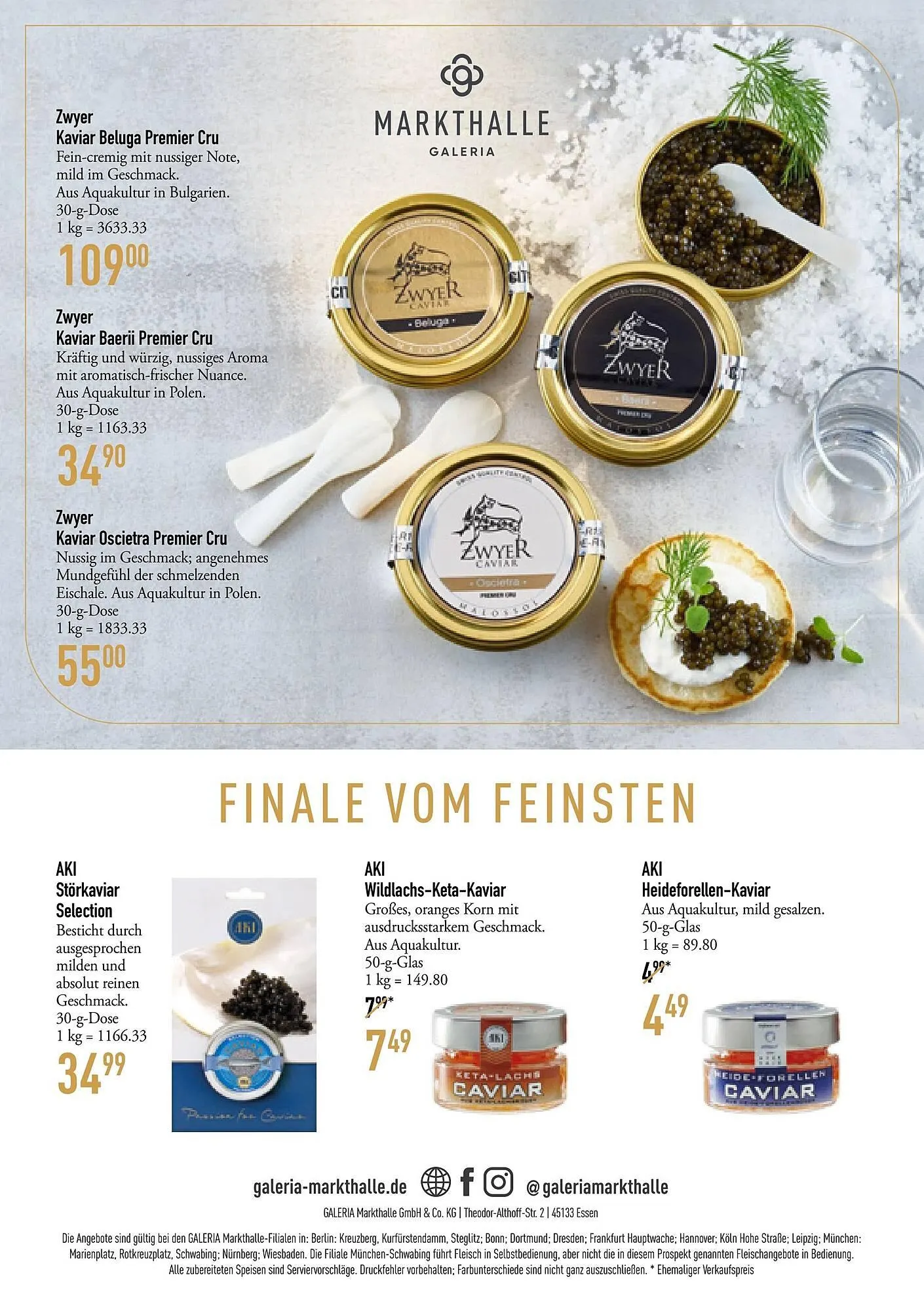 Galeria Markthalle Prospekt von 31. März bis 21. April 2025 - Prospekt seite 4