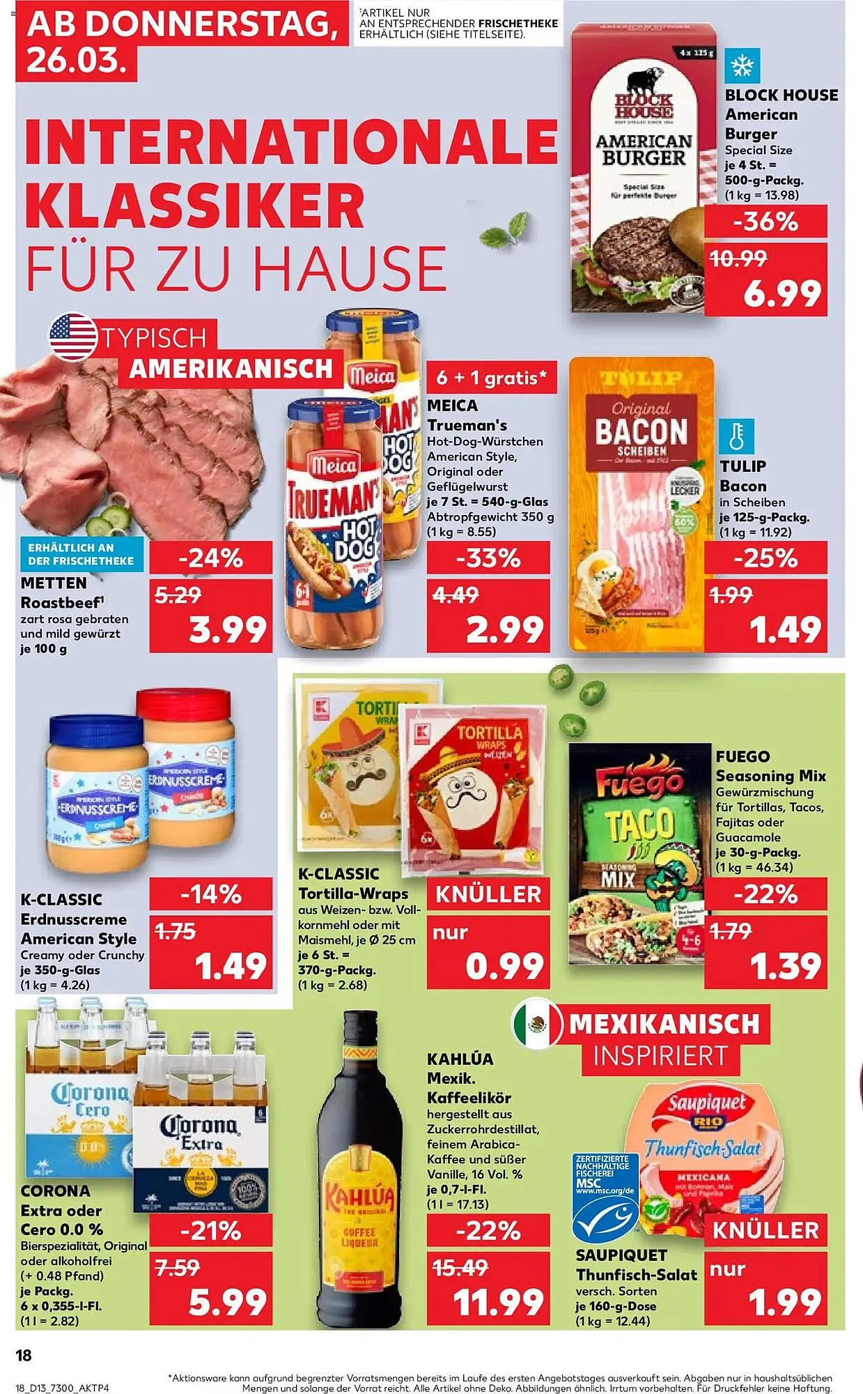 Kaufland Prospekt von 26. März bis 1. April 2026 - Prospekt seite 18