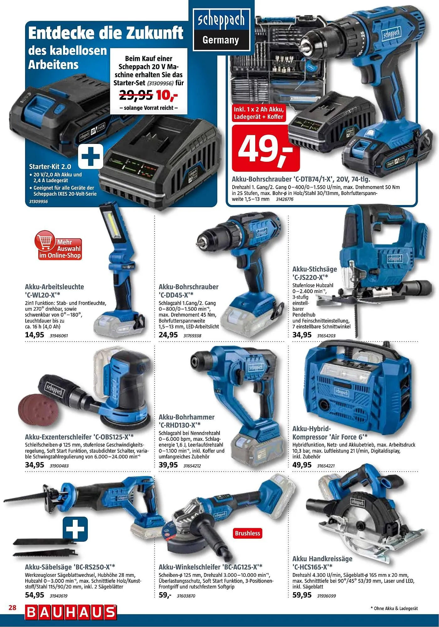 Bauhaus Prospekt von 1. November bis 29. November 2025 - Prospekt seite 28