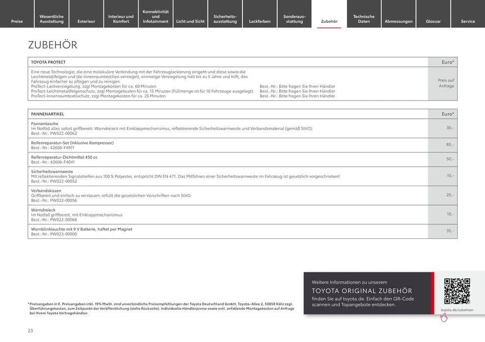 Toyota Land Cruiser von 1. Mai bis 1. Mai 2025 - Prospekt seite 23