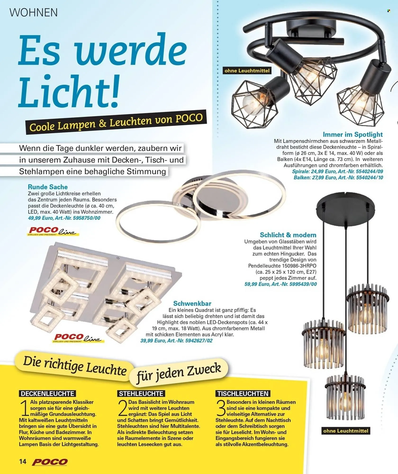 Poco Magazin von 1. September bis 30. November 2025 - Prospekt seite 14