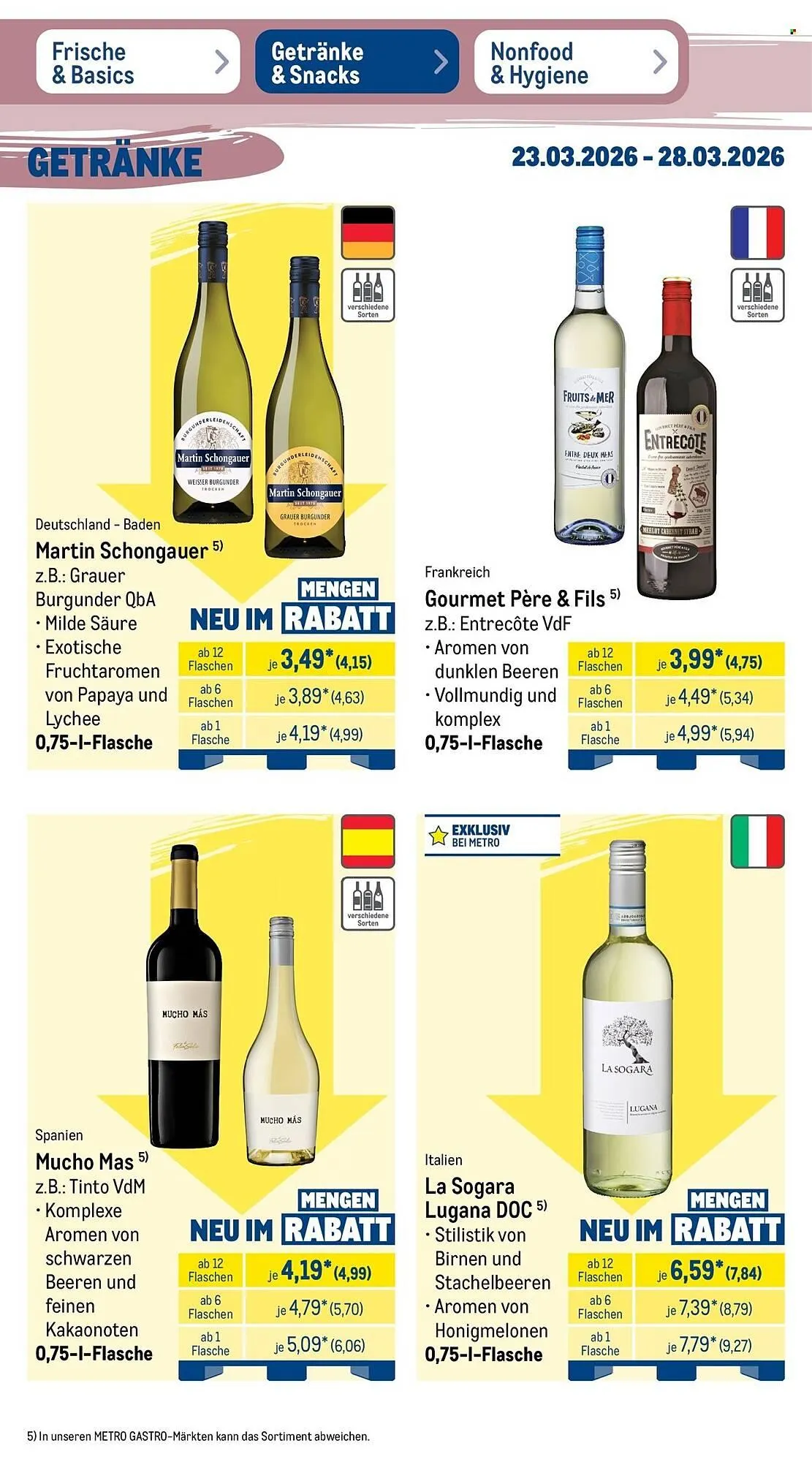 METRO Prospekt von 23. März bis 28. März 2026 - Prospekt seite 38