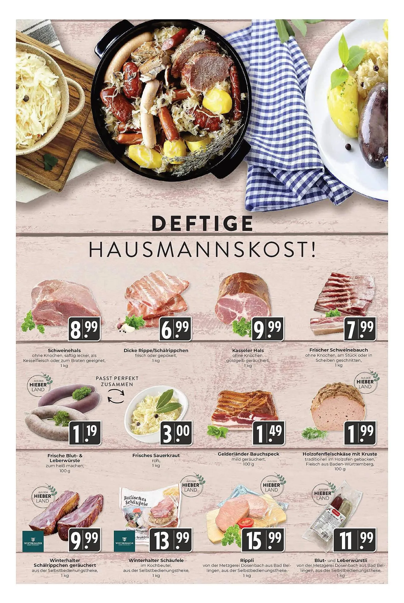 Hieber's Frische Center Prospekt von 19. Oktober bis 25. Oktober 2025 - Prospekt seite 4