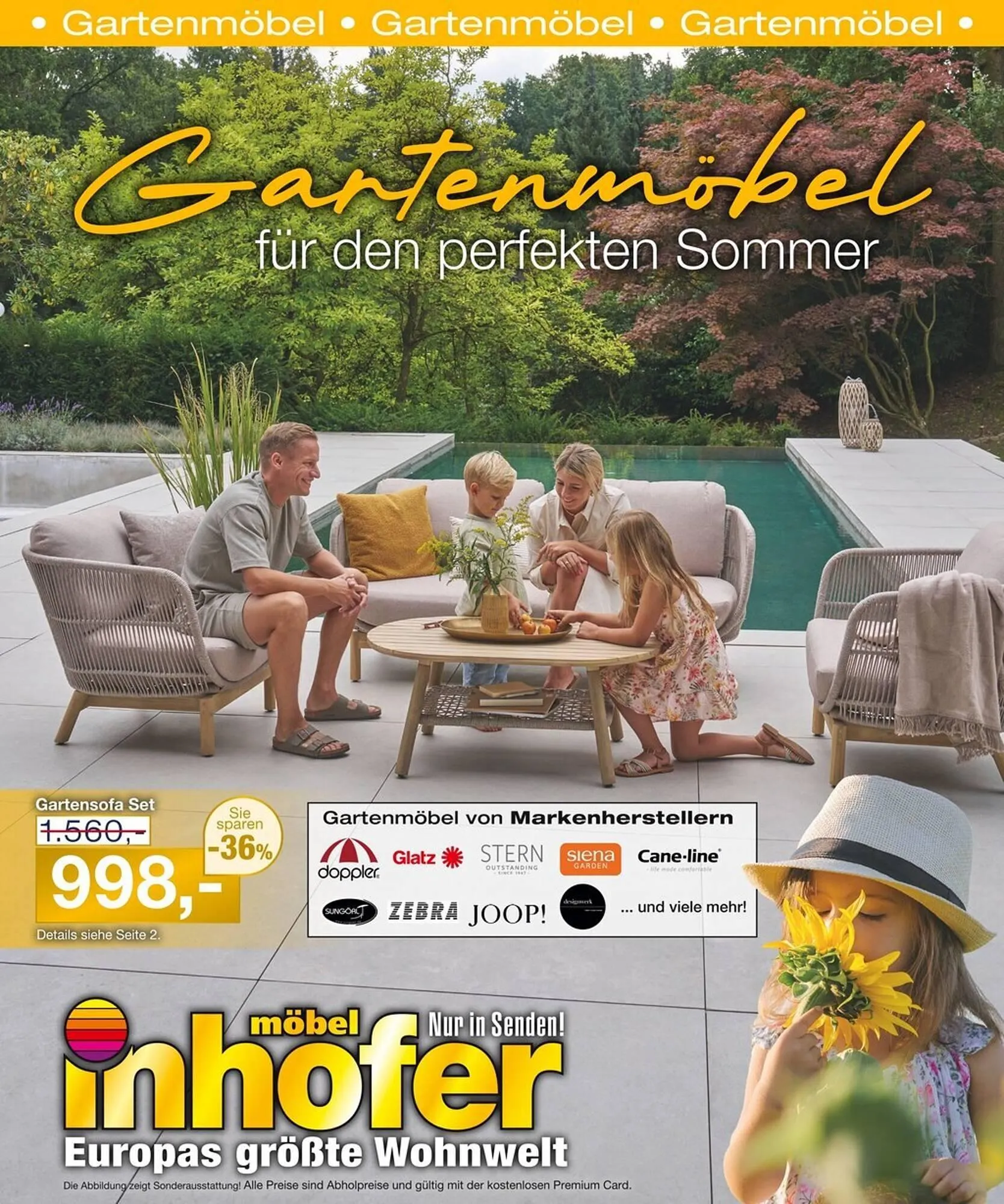 Möbel Inhofer Prospekt von 9. April bis 26. April 2025 - Prospekt seite 1