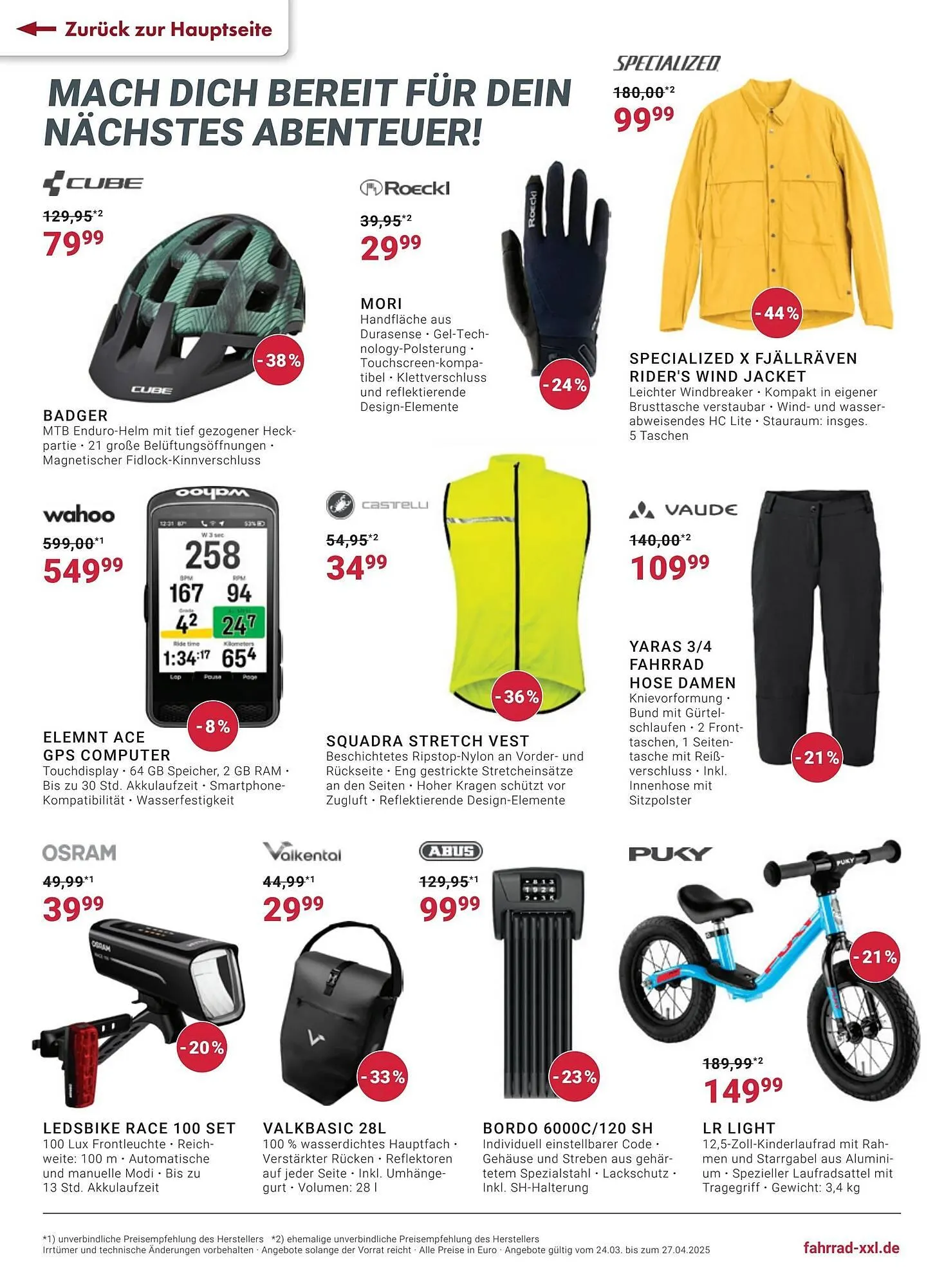 Fahrrad XXL Prospekt von 29. März bis 27. April 2025 - Prospekt seite 6