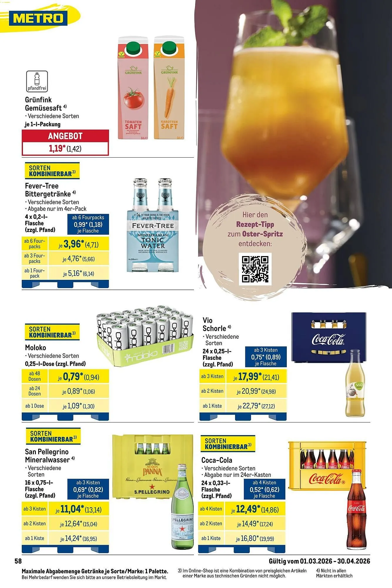 METRO Prospekt von 1. März bis 1. Mai 2026 - Prospekt seite 66