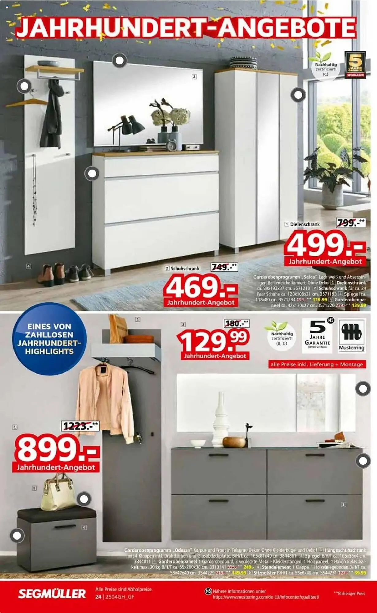 Segmüller Prospekt von 30. März bis 6. April 2025 - Prospekt seite 36