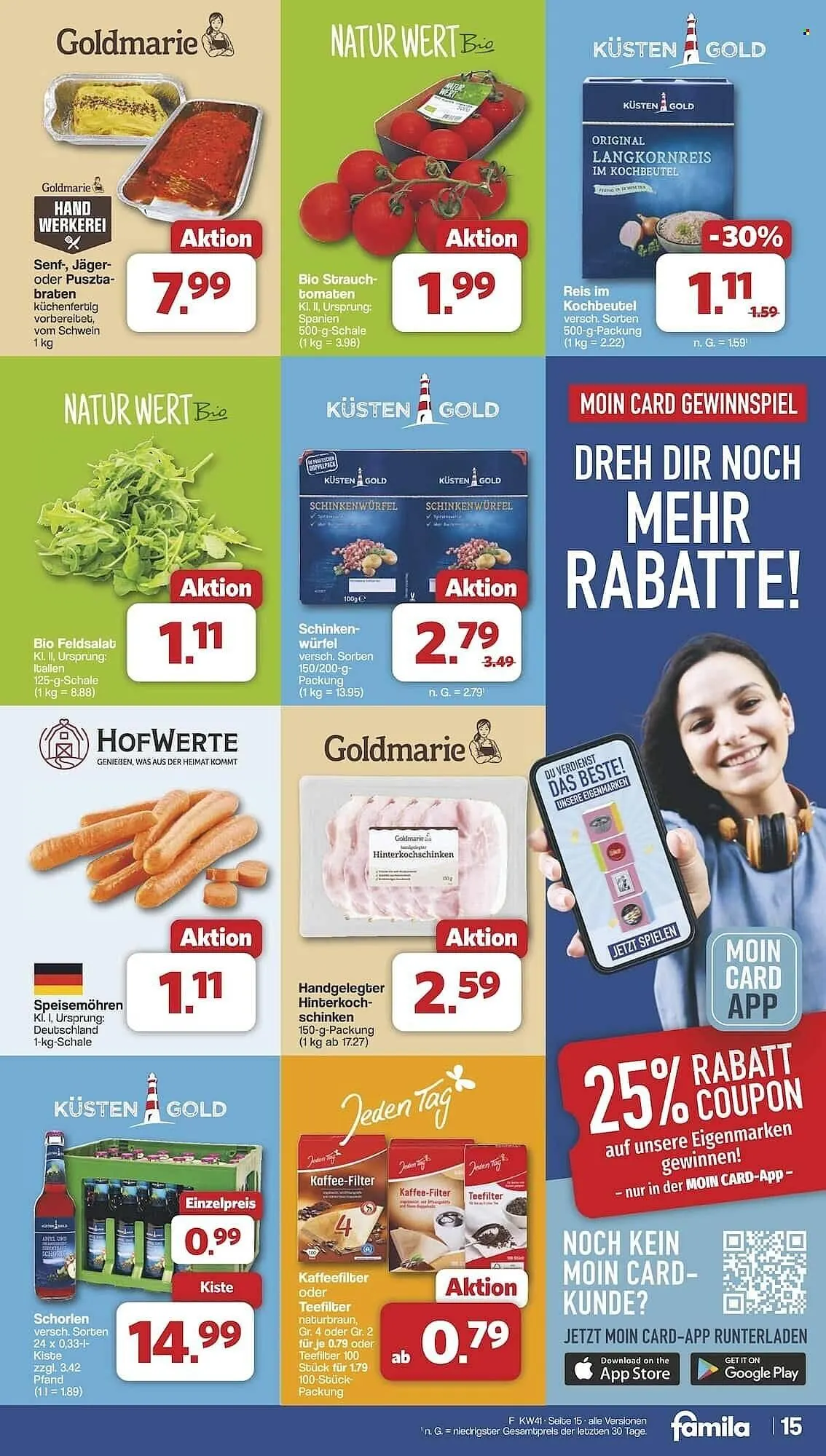 Famila Nord Ost Prospekt von 6. Oktober bis 11. Oktober 2025 - Prospekt seite 15