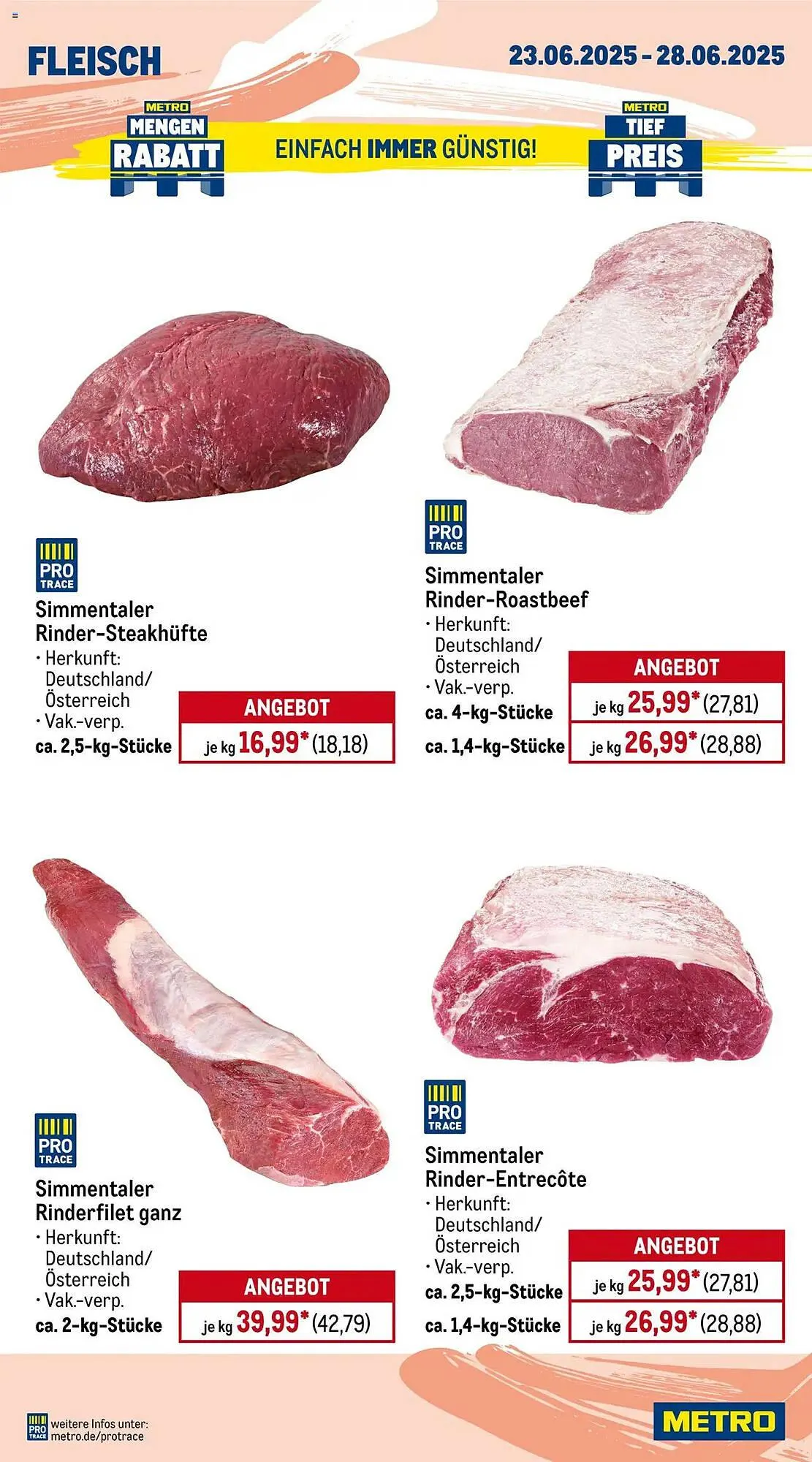 METRO Prospekt von 23. Juni bis 28. Juni 2025 - Prospekt seite 4