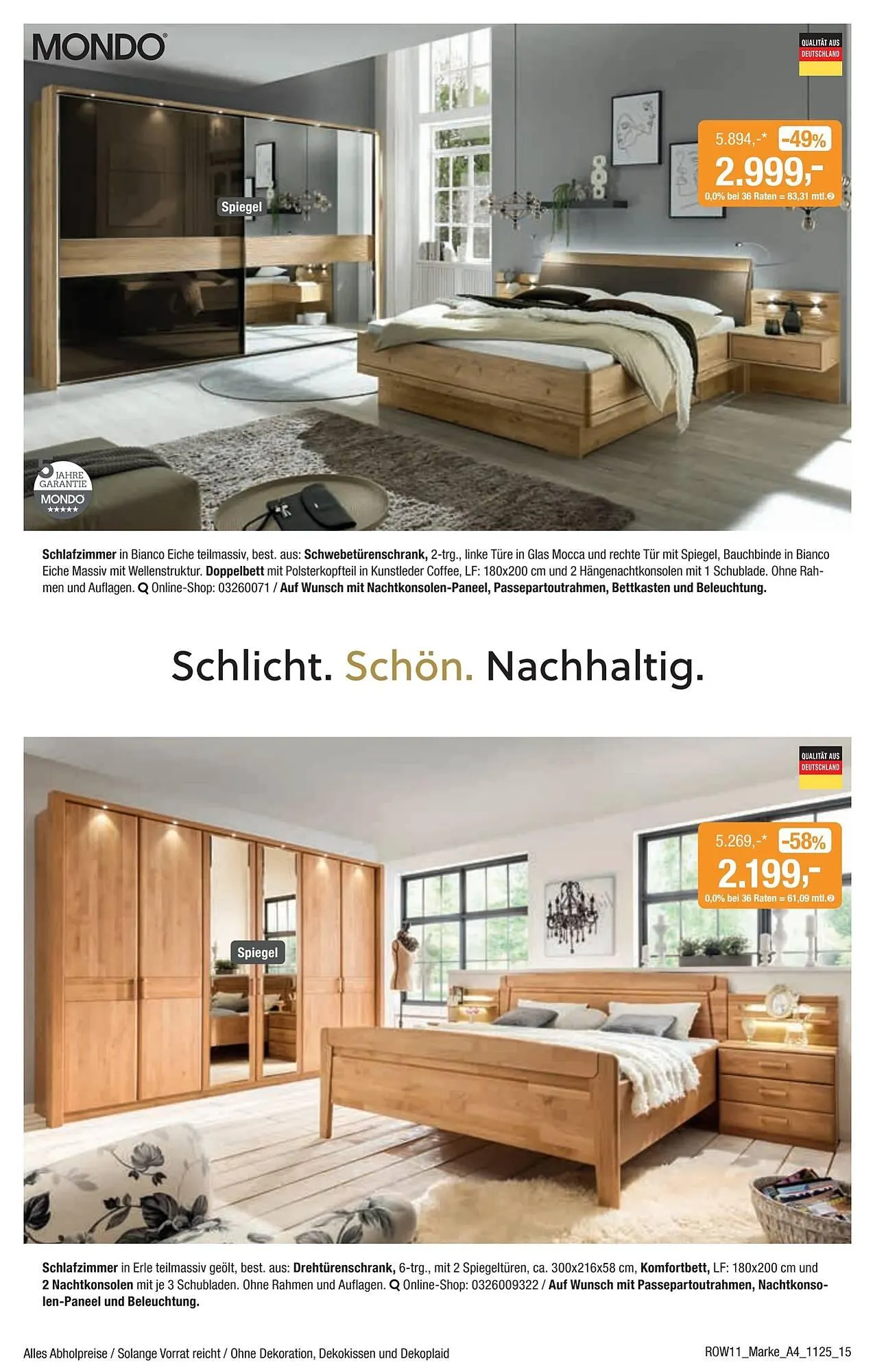 Opti Wohnwelt Prospekt von 23. Oktober bis 16. November 2025 - Prospekt seite 15