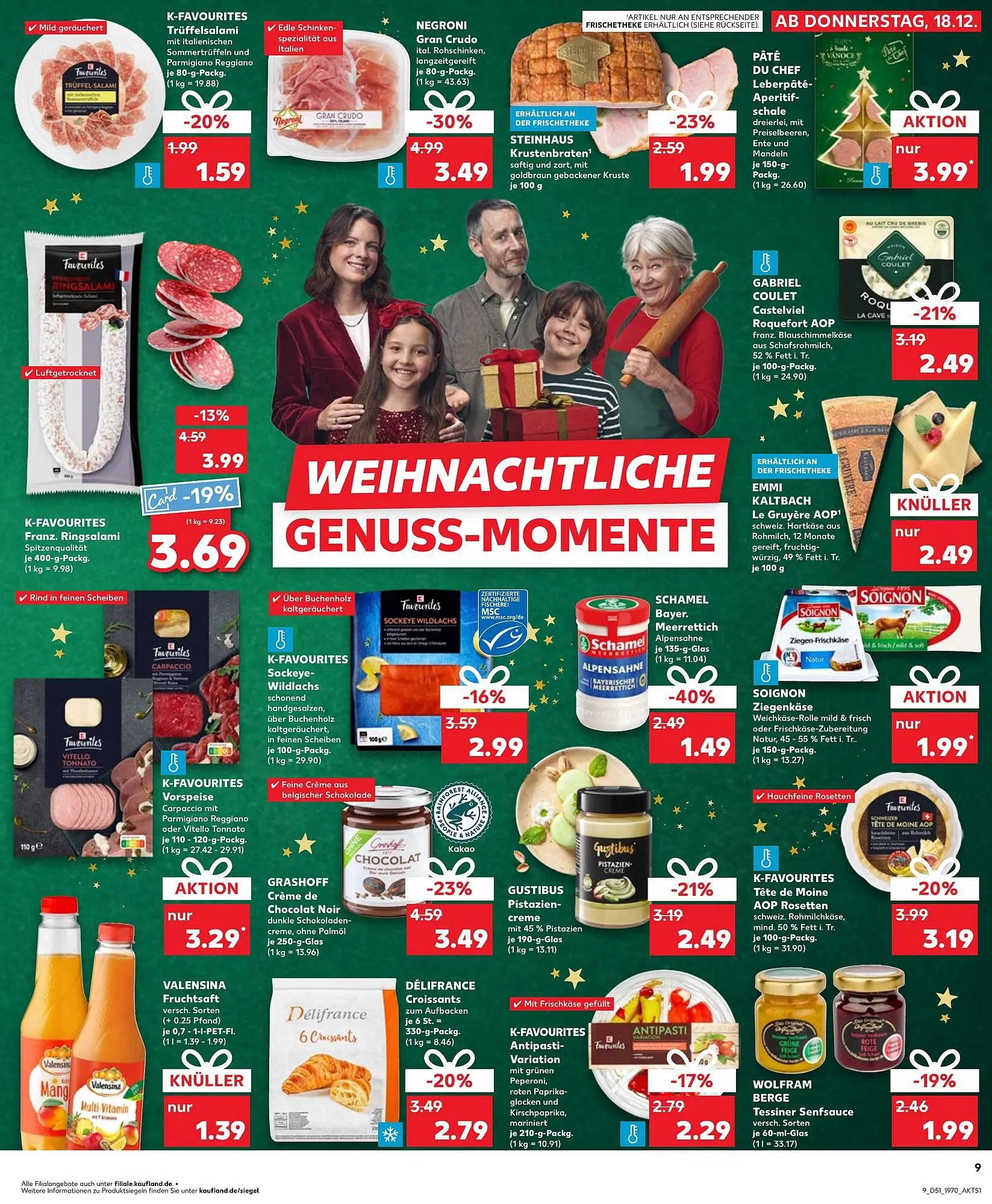 Kaufland Prospekt von 18. Dezember bis 24. Dezember 2025 - Prospekt seite 9