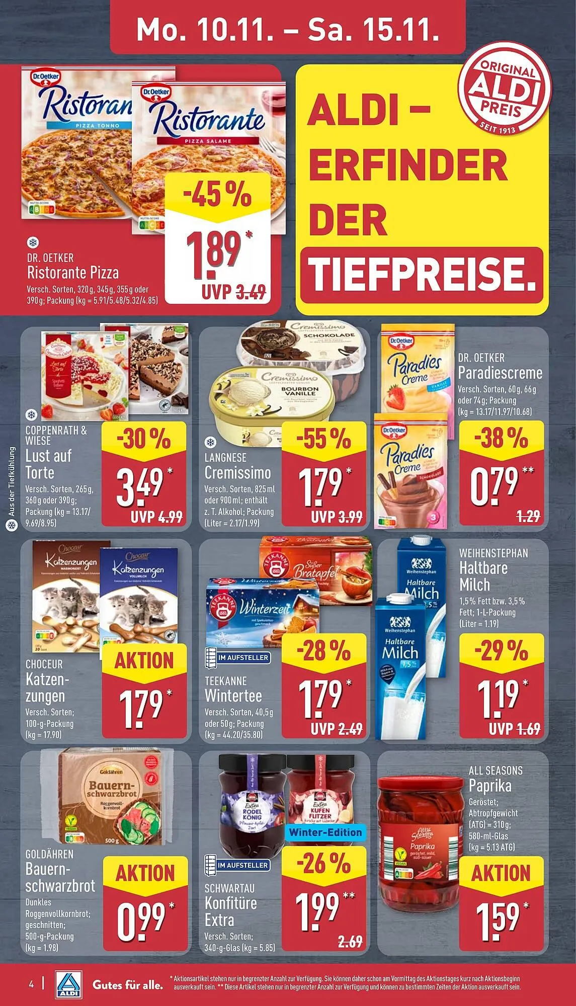 Aldi Nord Prospekt von 10. November bis 15. November 2025 - Prospekt seite 8