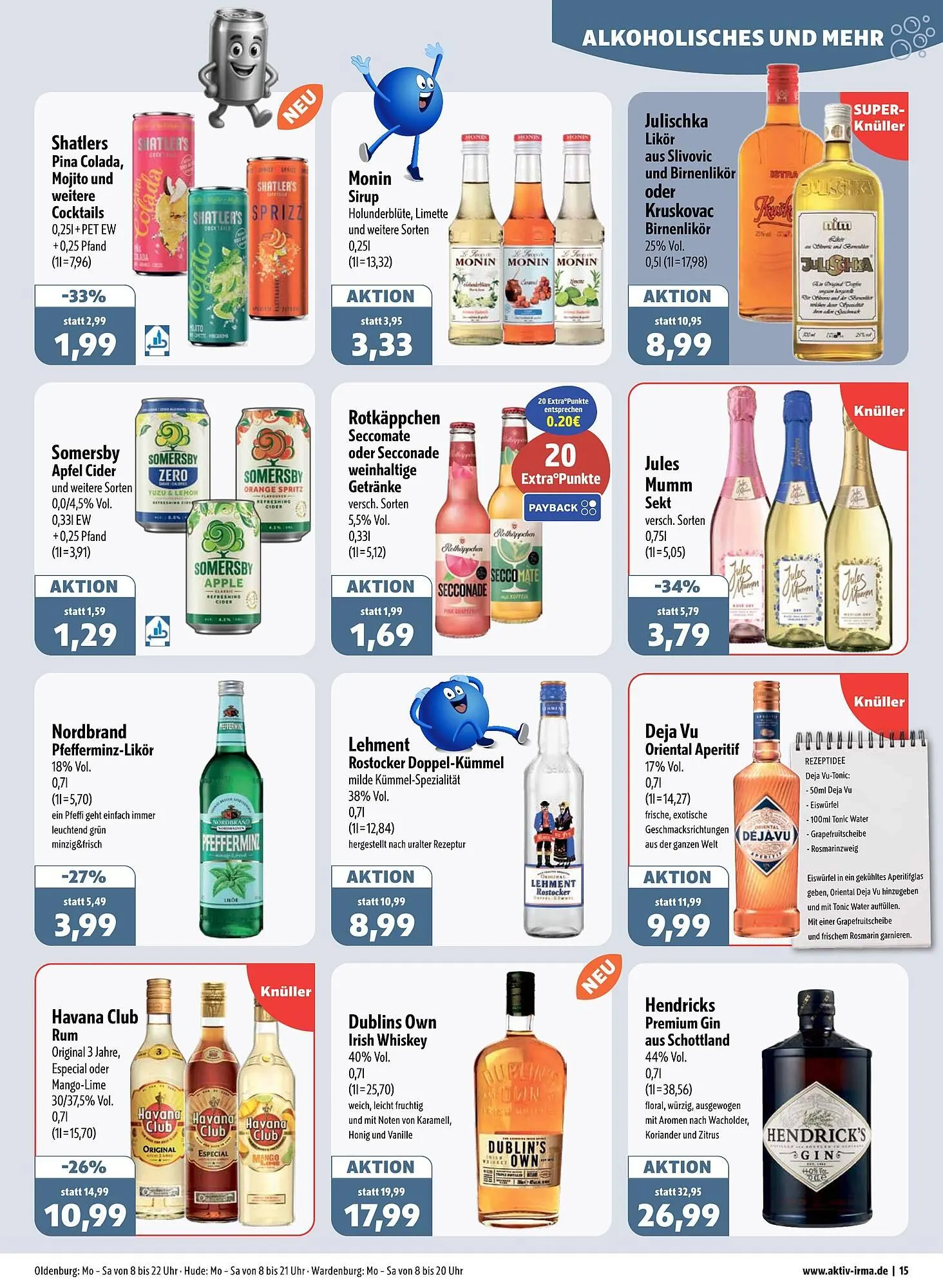 Aktiv Irma Prospekt von 9. Juni bis 14. Juni 2025 - Prospekt seite 15