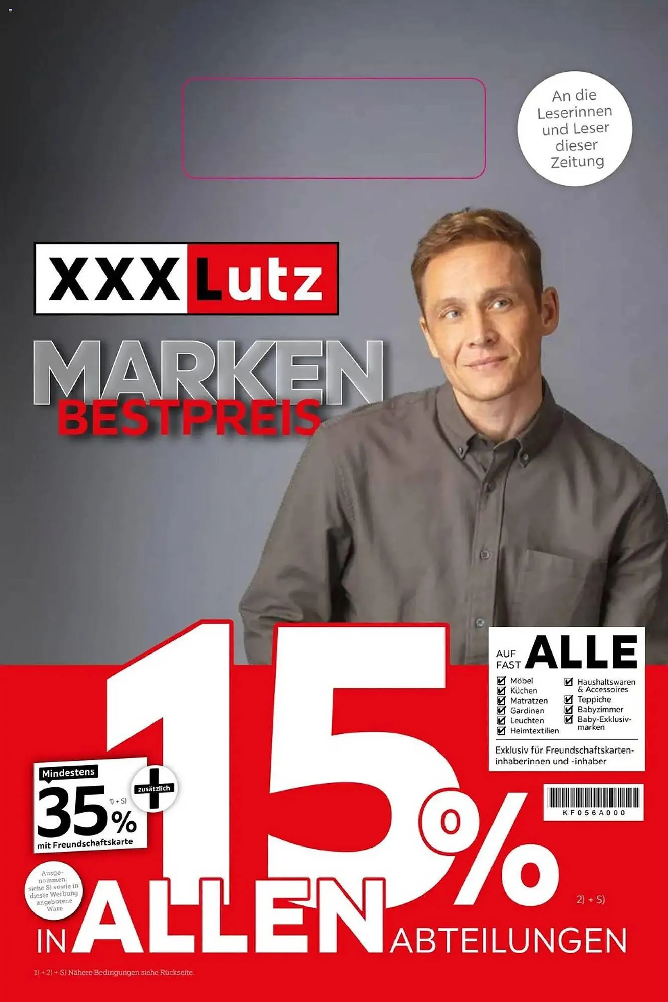 XXXLutz Prospekt von 16. Mai bis 6. Juni 2026 - Prospekt seite 1