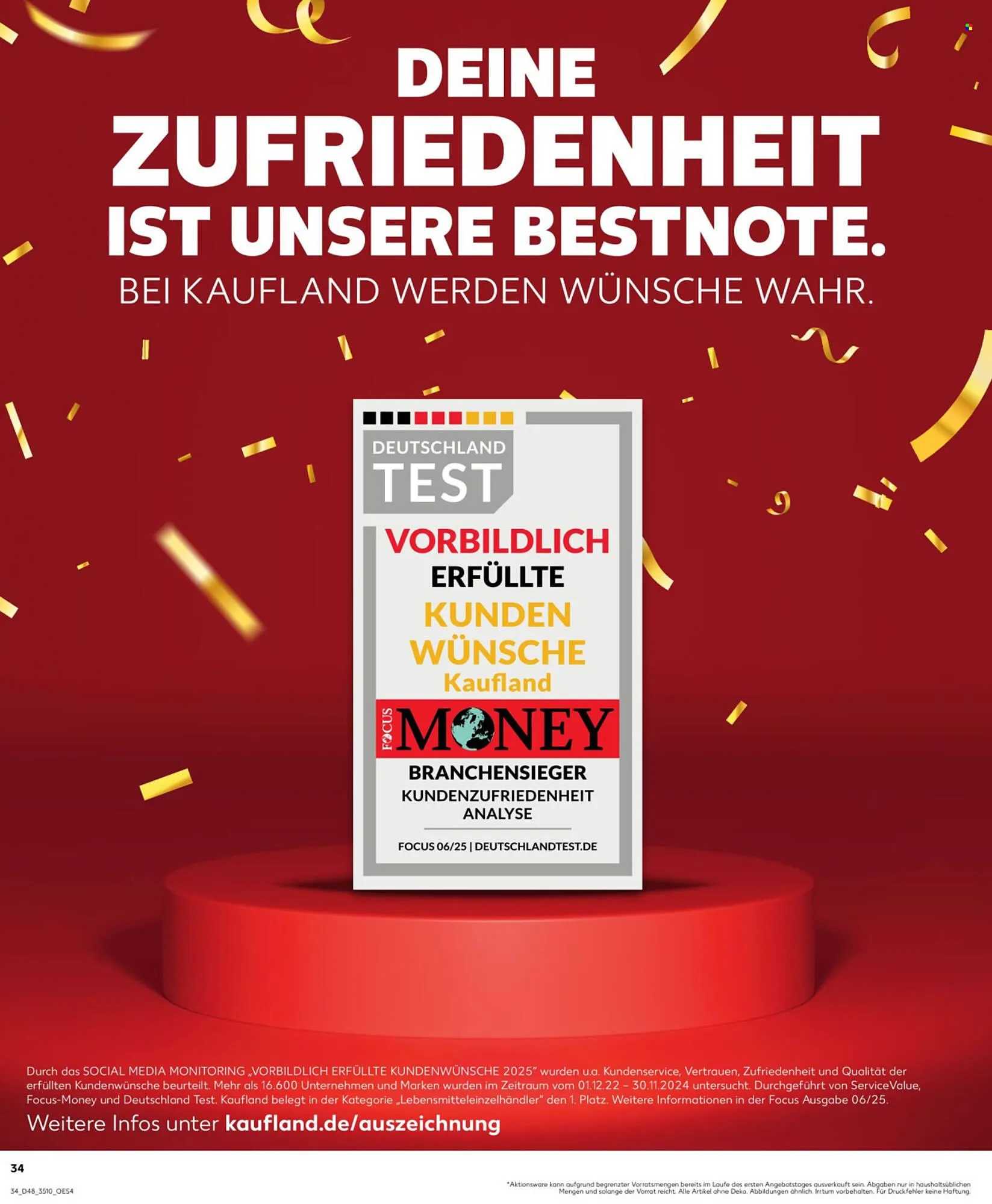 Kaufland Prospekt von 27. November bis 3. Dezember 2025 - Prospekt seite 34