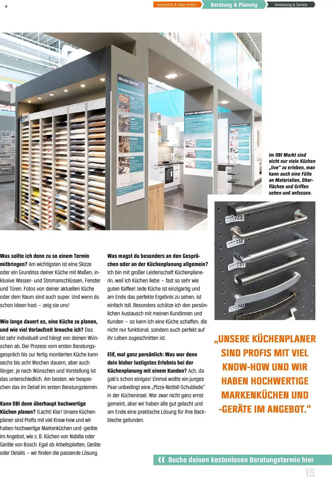 OBI Prospekt von 31. Juli bis 31. Dezember 2025 - Prospekt seite 15