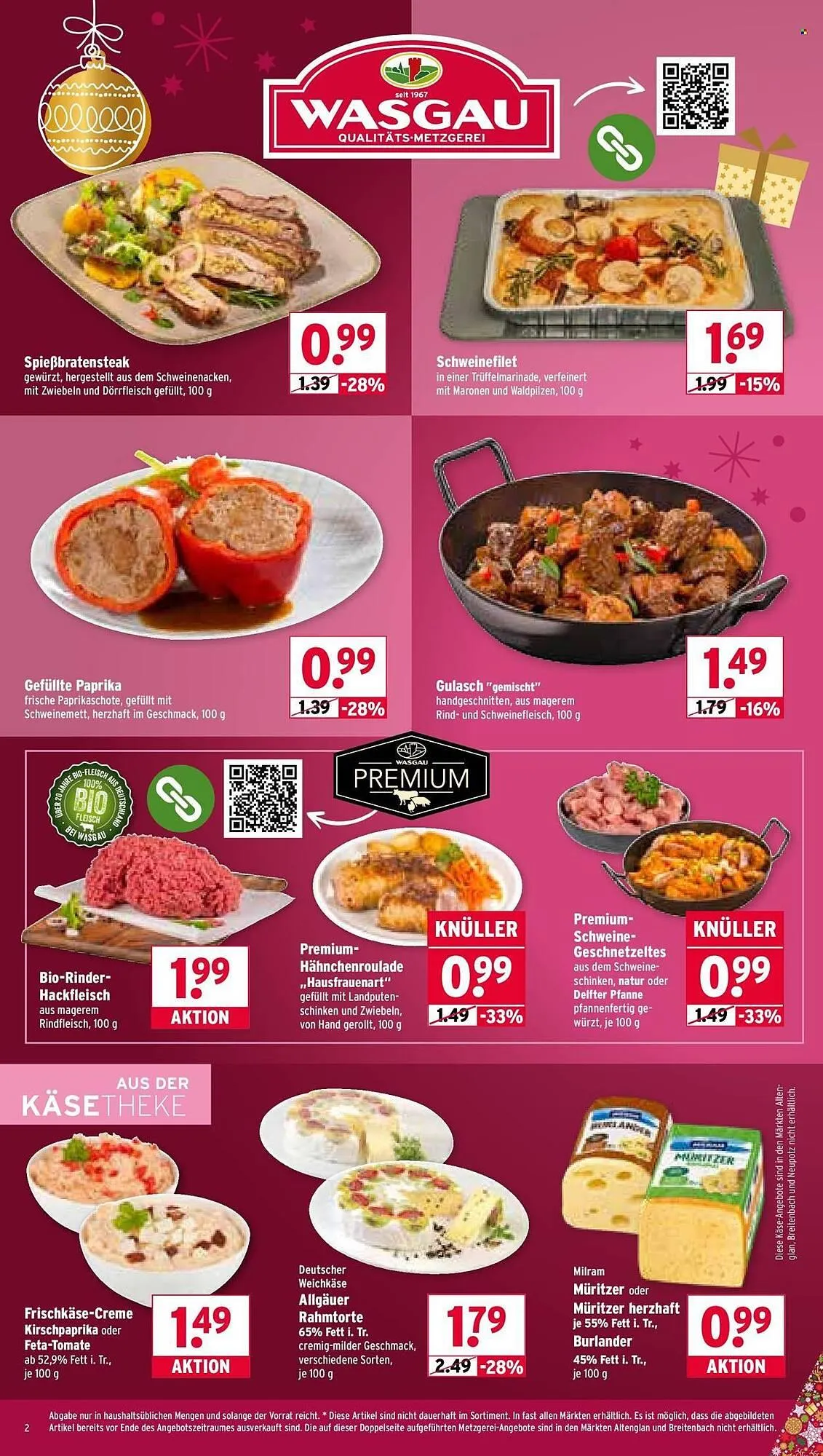 Wasgau Prospekt von 8. Dezember bis 13. Dezember 2025 - Prospekt seite 2