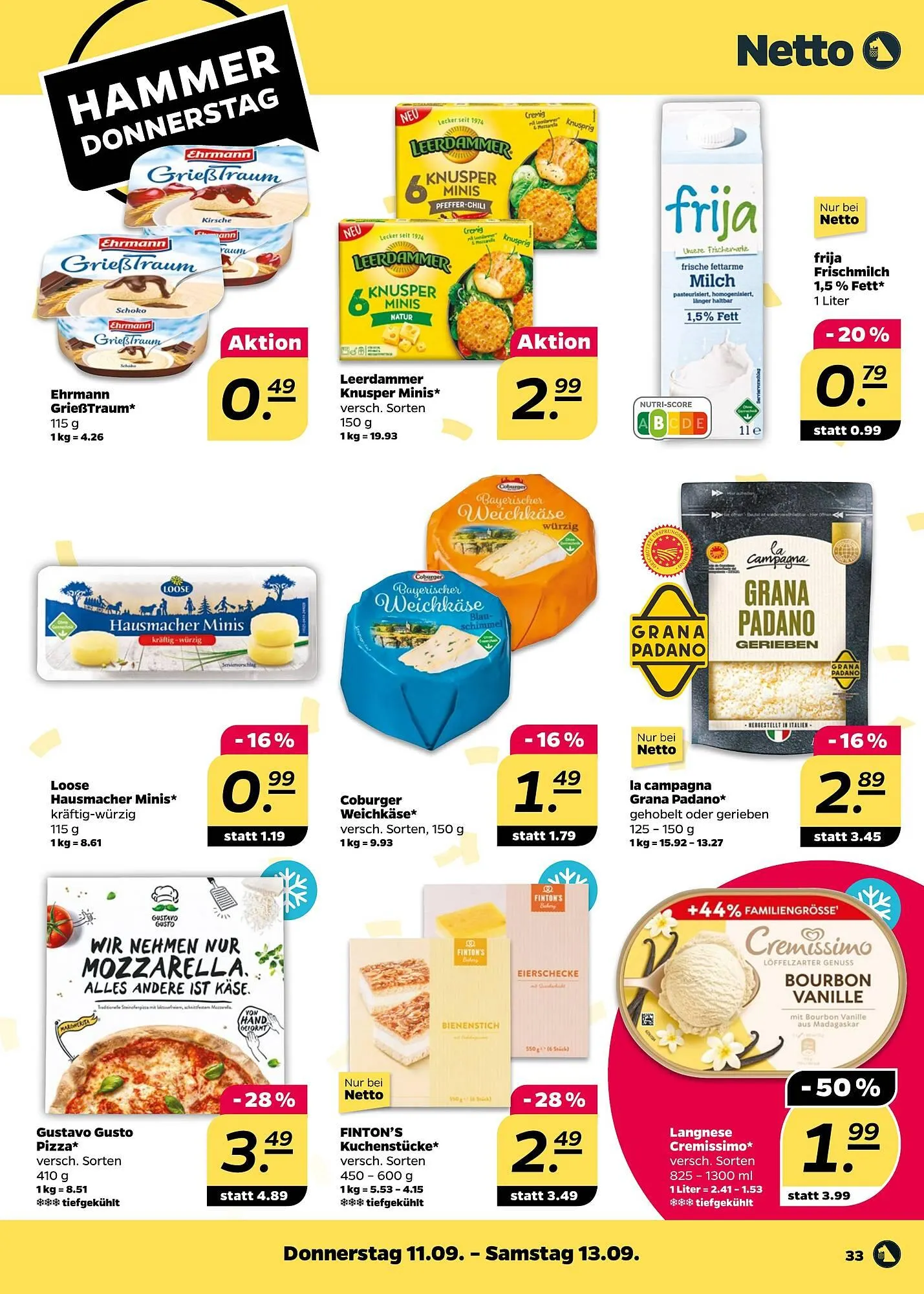 NETTO Prospekt von 8. September bis 13. September 2025 - Prospekt seite 33