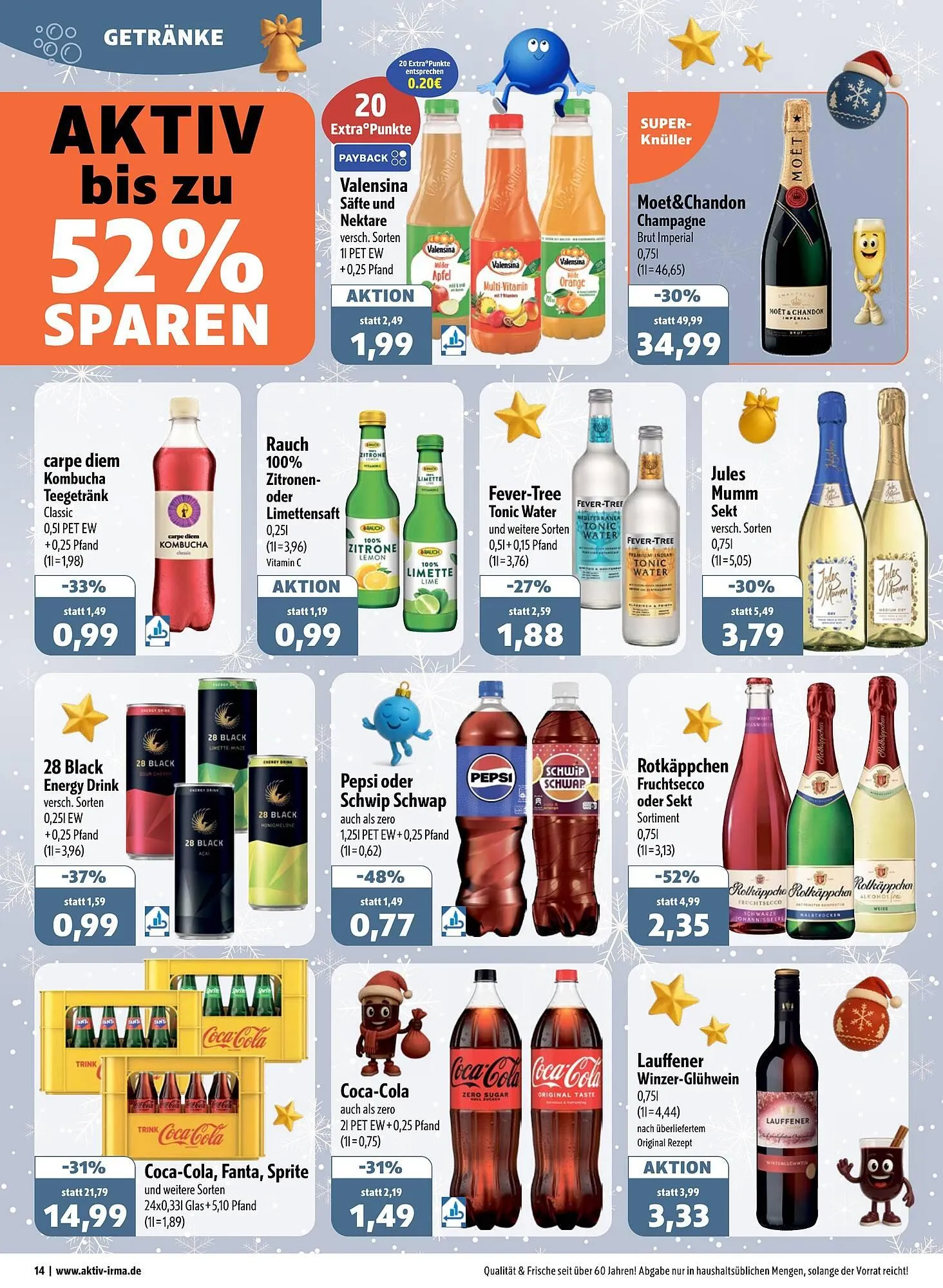 Aktiv Irma Prospekt von 15. Dezember bis 20. Dezember 2025 - Prospekt seite 14